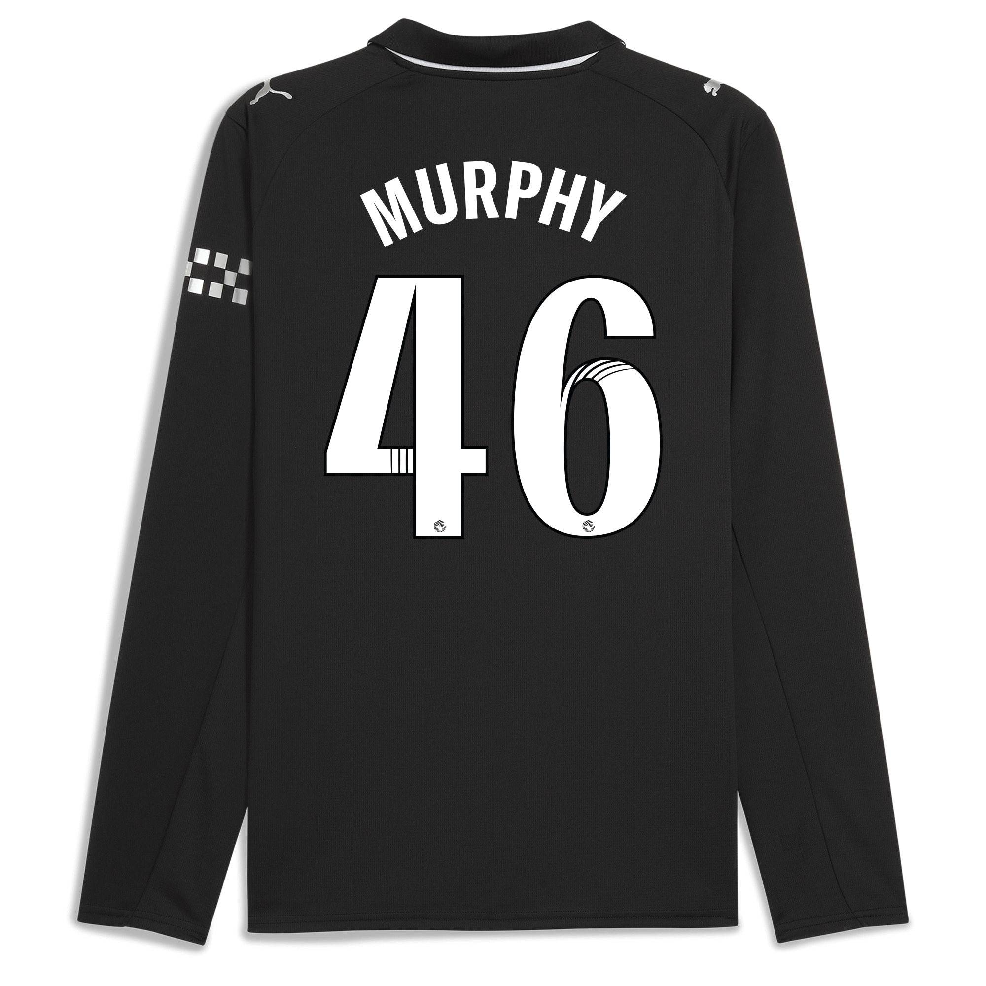 manchester city away jersey 202526 long sleeve with murphy 46 printing Manchester City Shirts | Official Team Gear