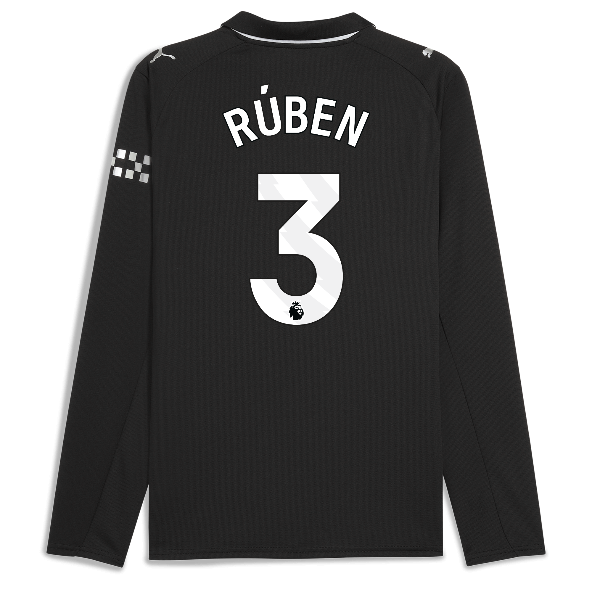 manchester city away jersey 202526 long sleeve with rÚben 3 printing Manchester City Shirts | Official Team Gear