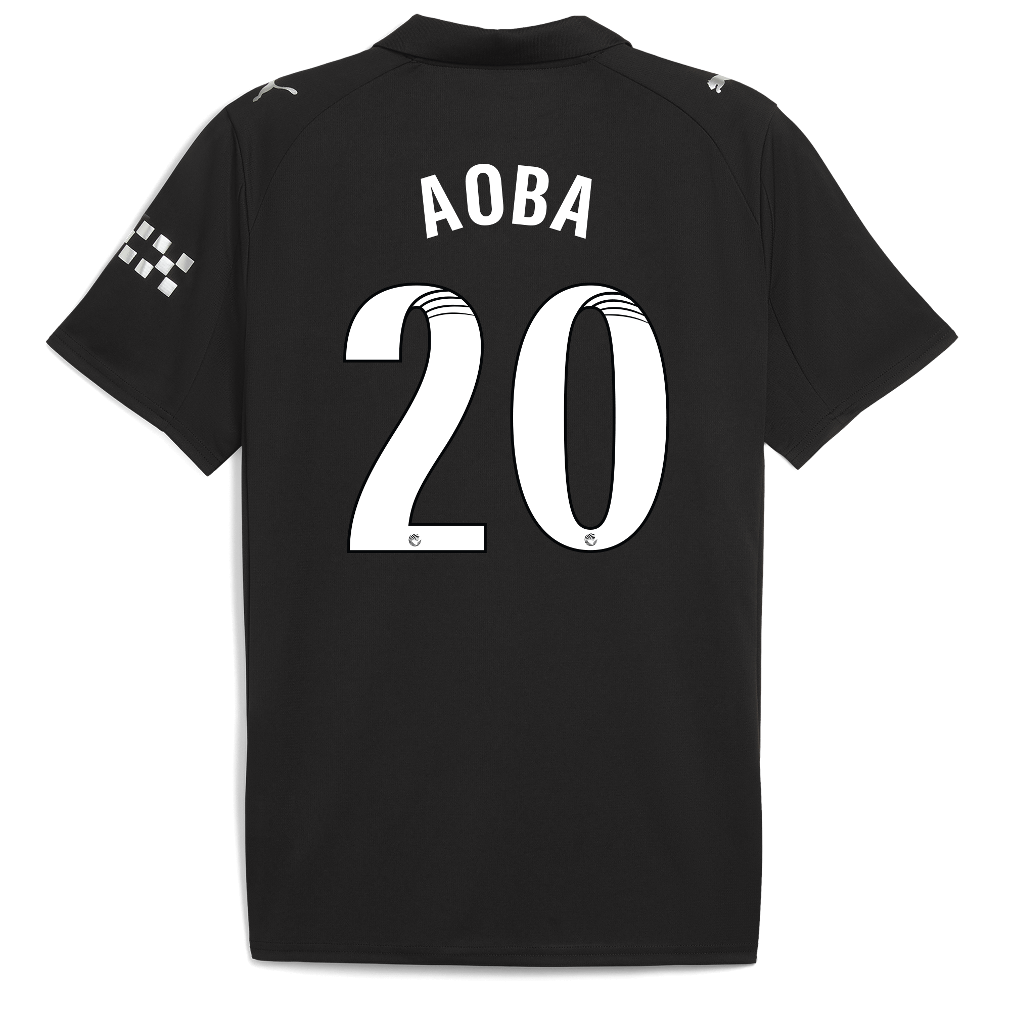 manchester city away jersey 202526 with aoba 20 printing Manchester City Shirts | Official Team Gear