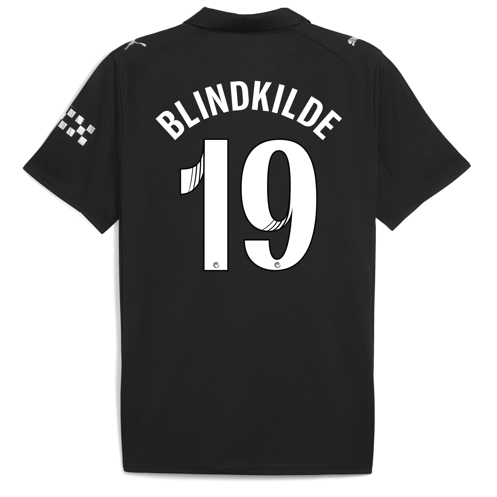 manchester city away jersey 202526 with blindkilde 19 printing Manchester City Shirts | Official Team Gear