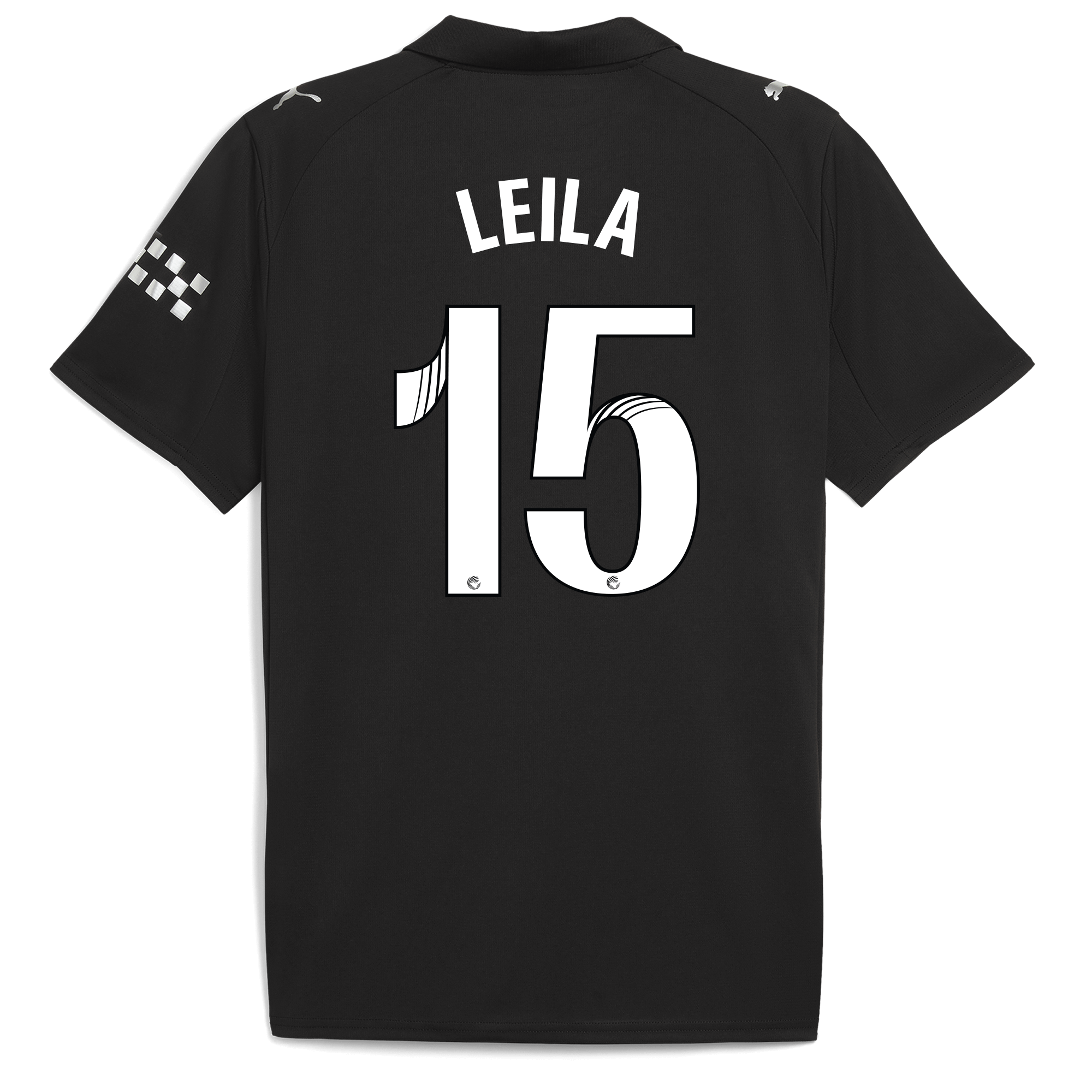 manchester city away jersey 202526 with leila 15 printing Manchester City Shirts | Official Team Gear
