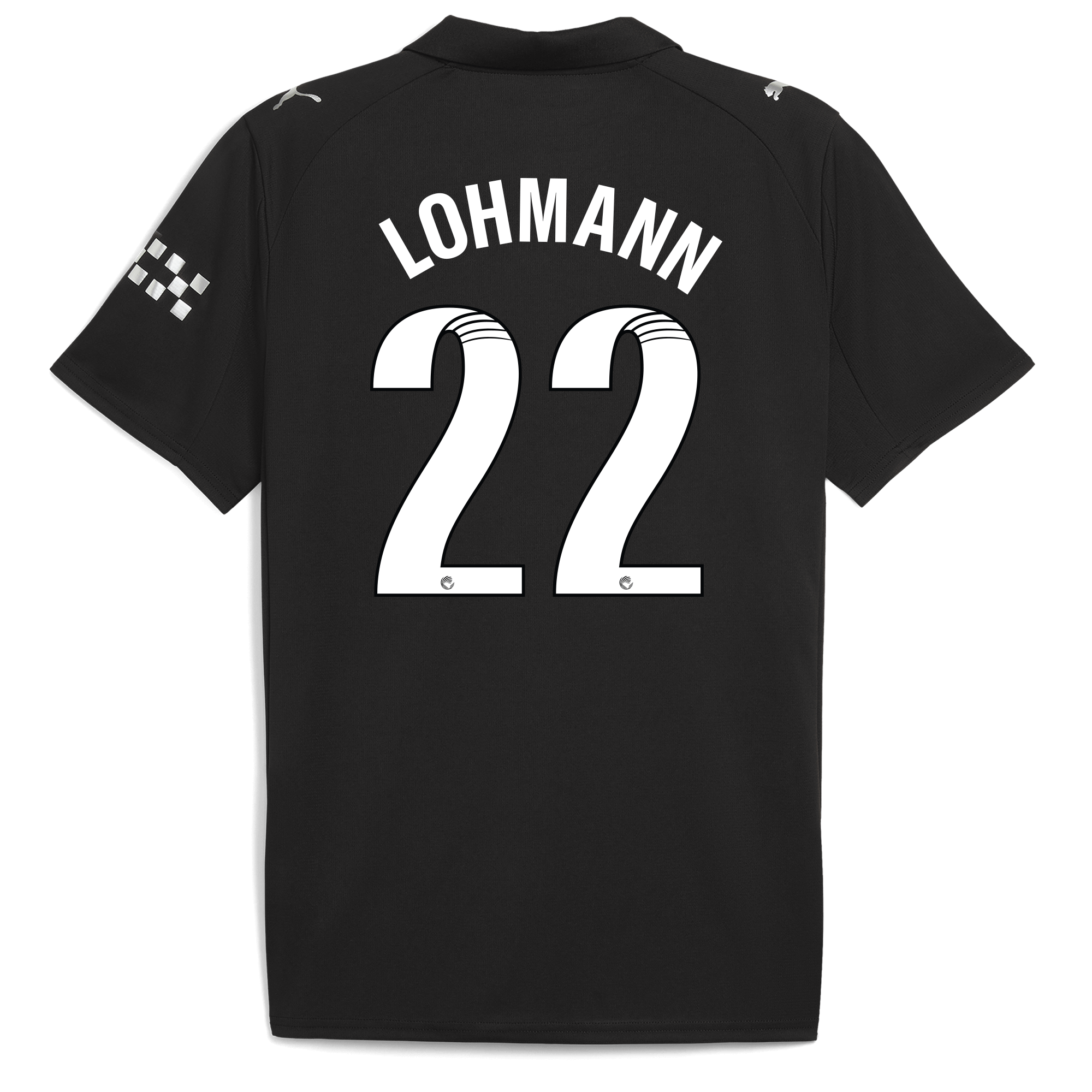 manchester city away jersey 202526 with lohmann 22 printing Manchester City Shirts | Official Team Gear