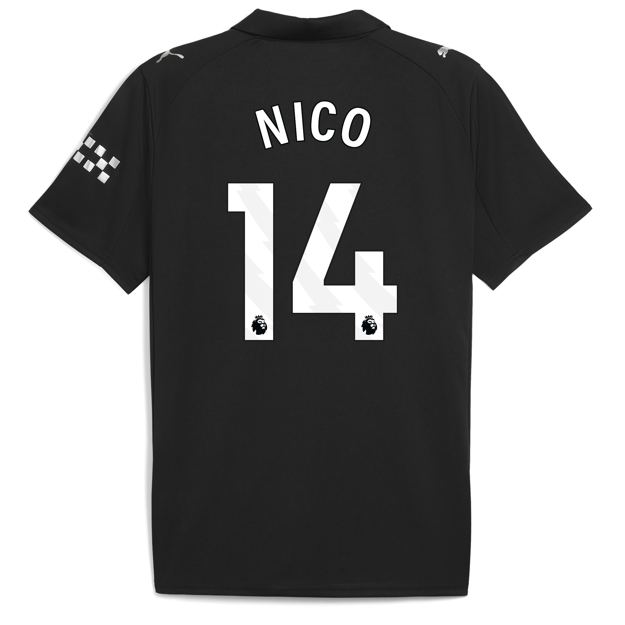 manchester city away jersey 202526 with nico 14 printing Manchester City Shirts | Official Team Gear