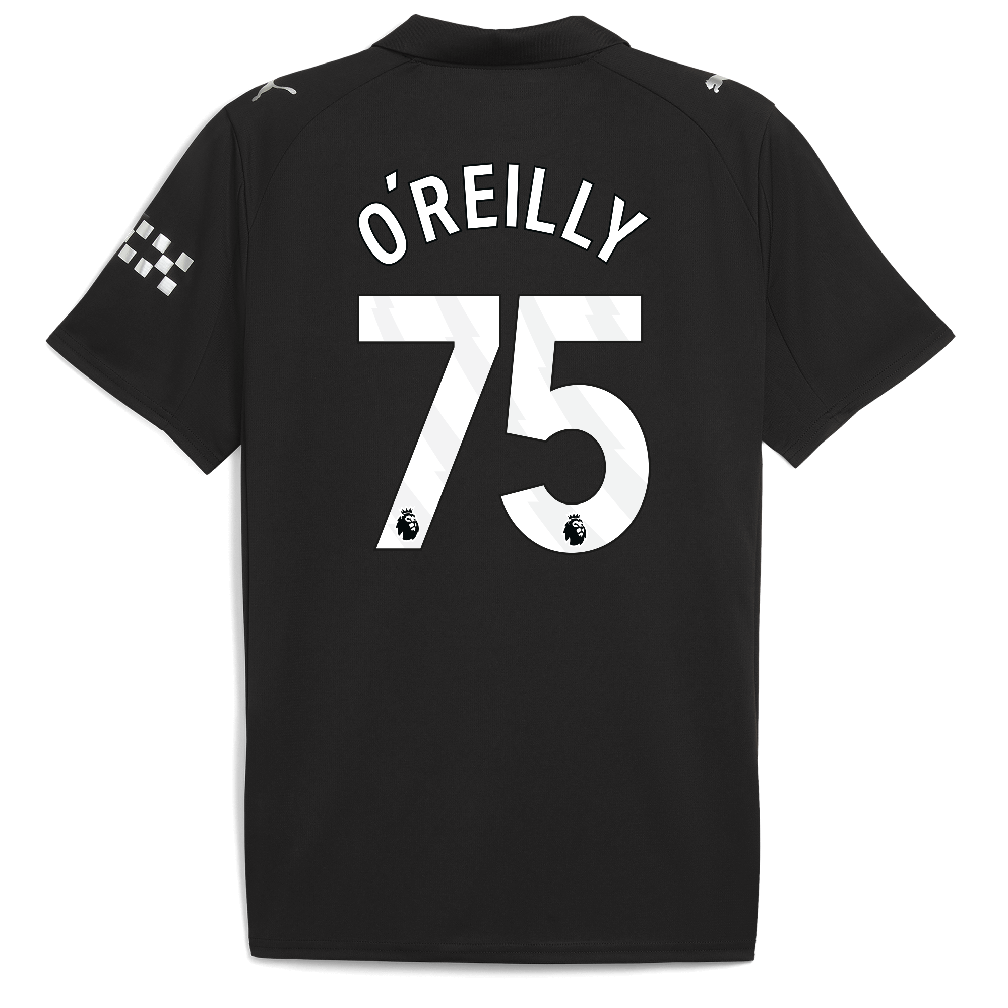 manchester city away jersey 202526 with oreilly 75 printing Manchester City Shirts | Official Team Gear