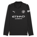 manchester city away jersey black 202526 long sleeve with custom printing Manchester City Shirts | Official Team Gear