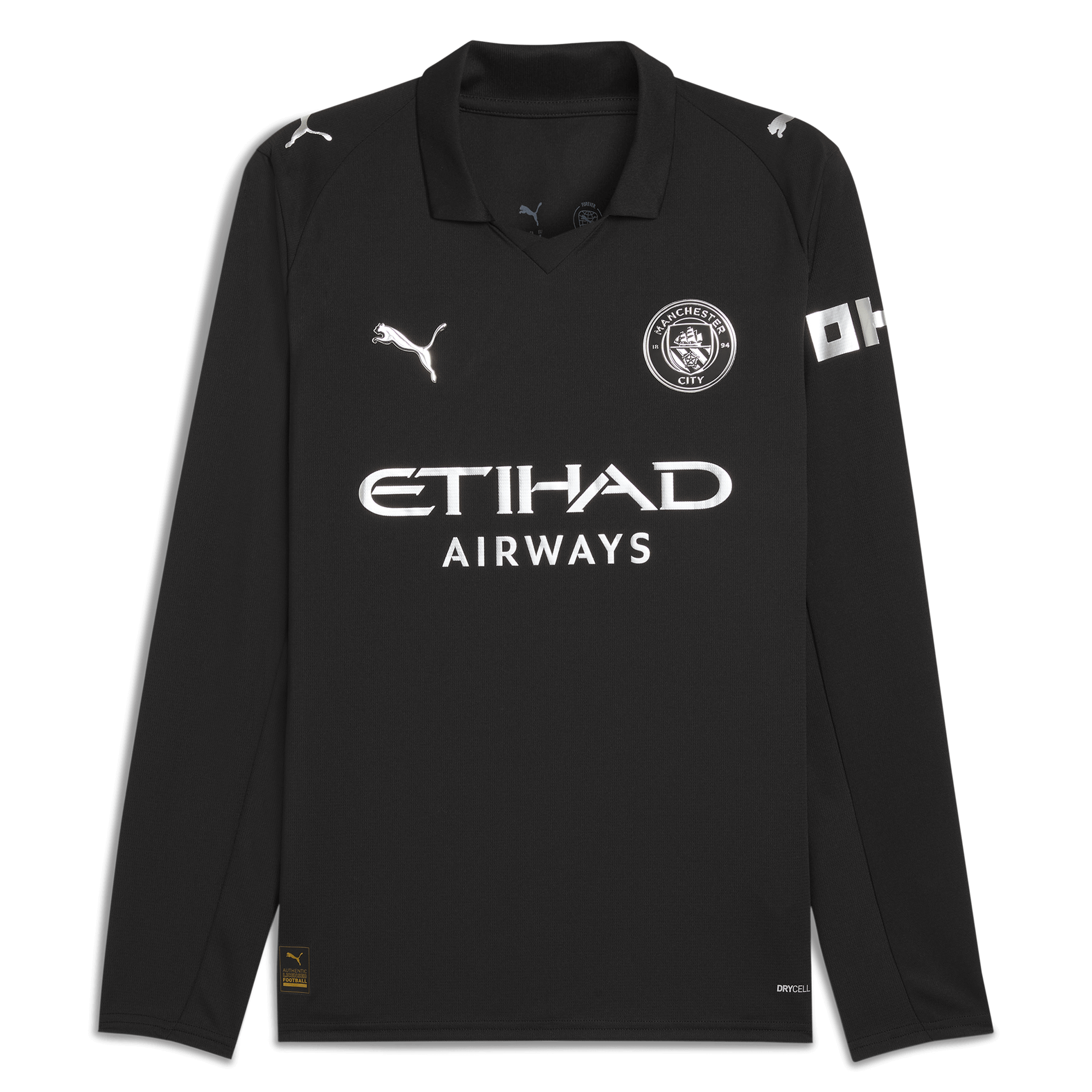 manchester city away jersey black 202526 long sleeve with custom printing Manchester City Shirts | Official Team Gear