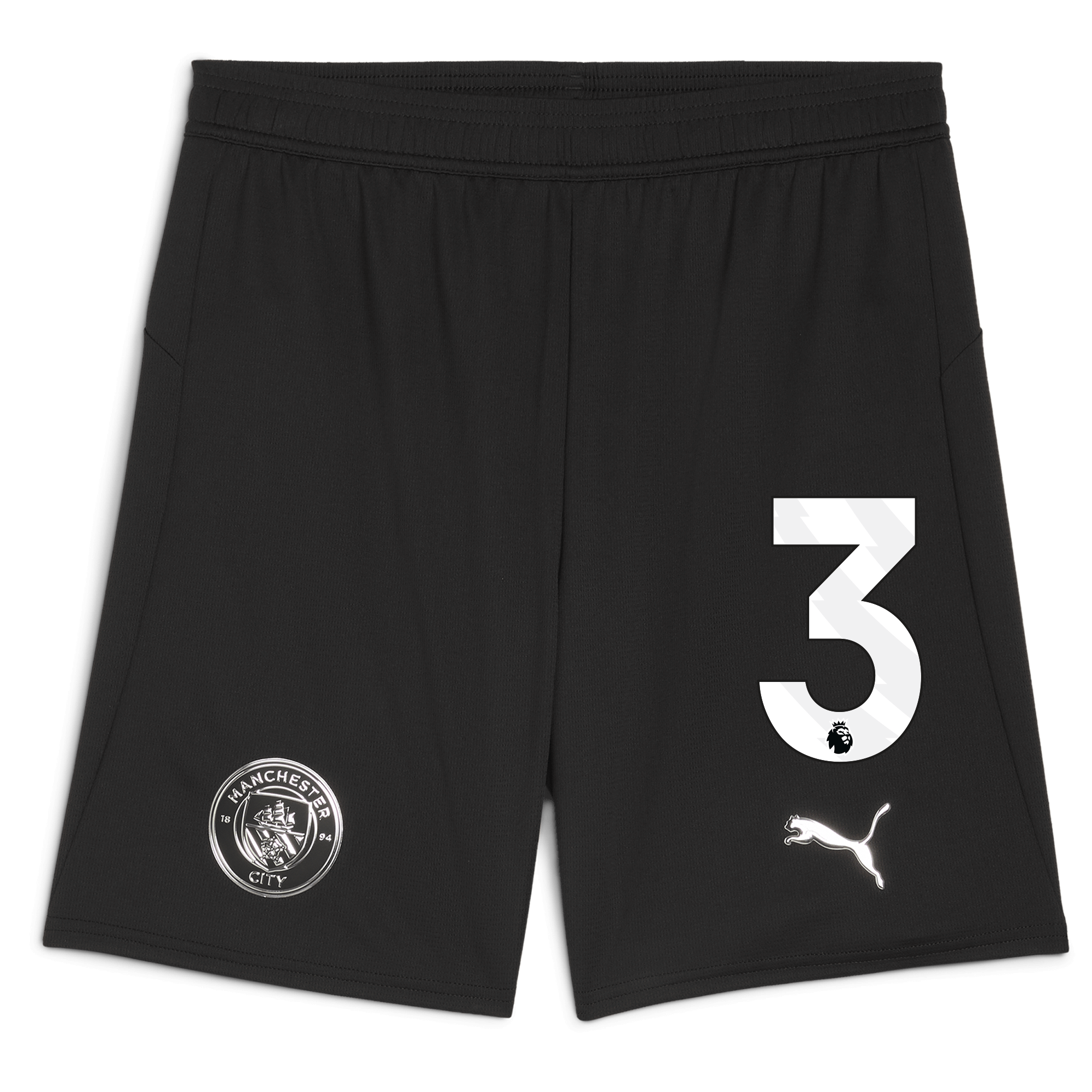manchester city football shorts black 202526 with 3 Manchester City Shirts | Official Team Gear
