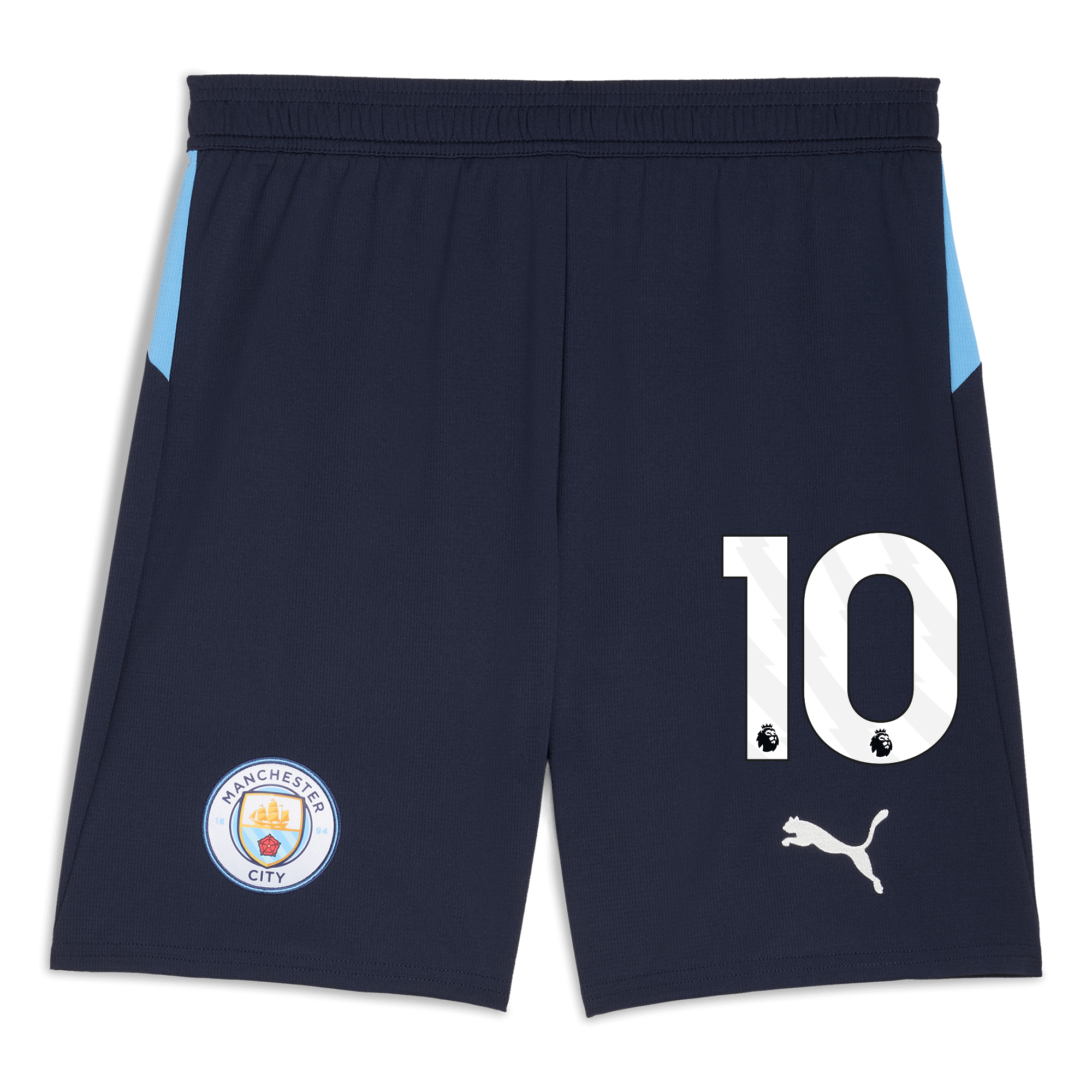 manchester city football shorts navy 202526 with 10 Manchester City Shirts | Official Team Gear