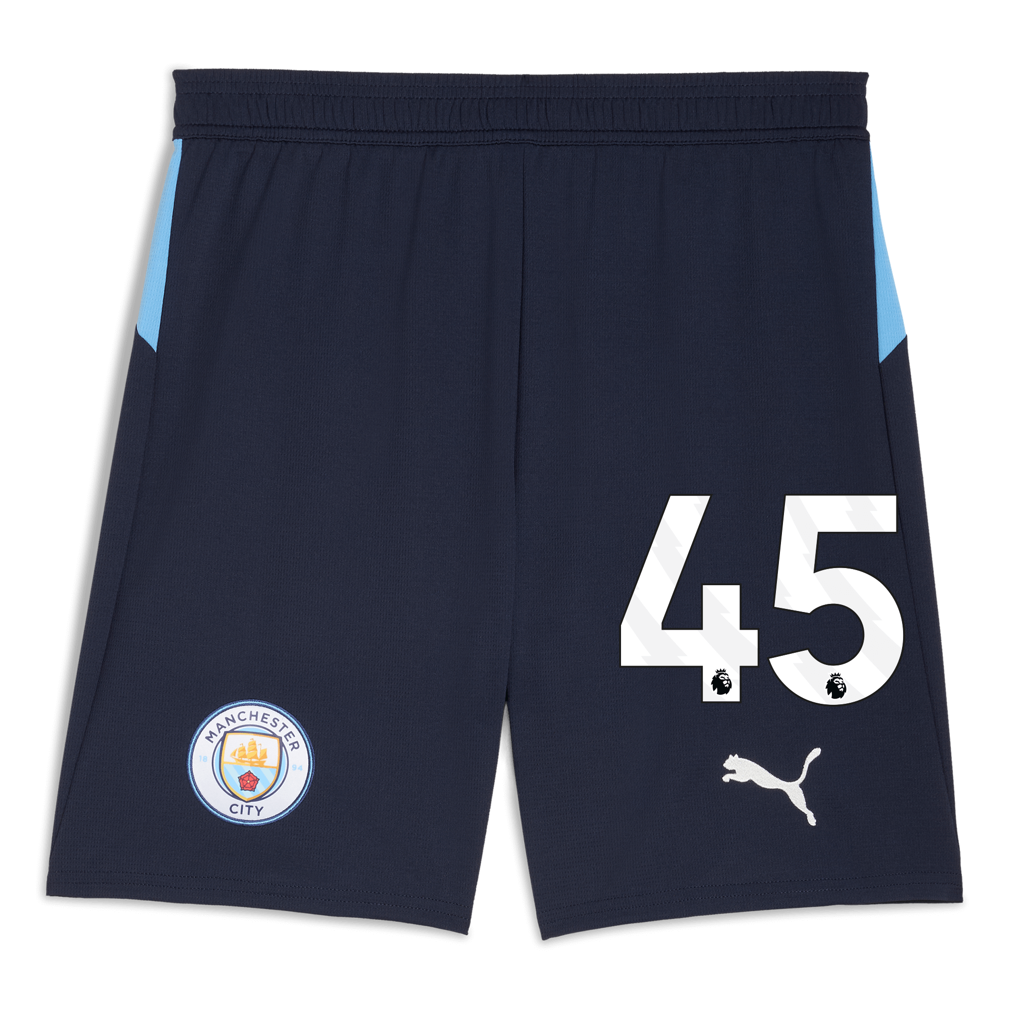 manchester city football shorts navy 202526 with 45 Manchester City Shirts | Official Team Gear
