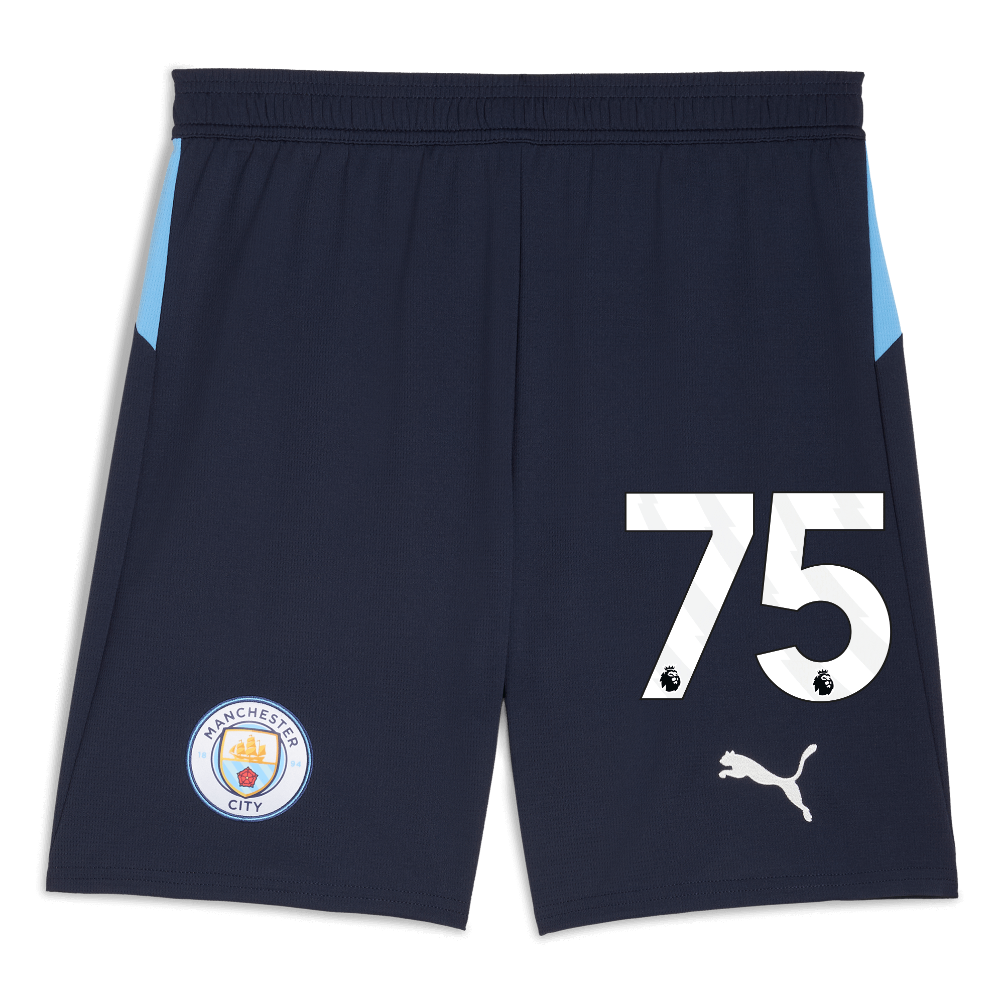 manchester city football shorts navy 202526 with 75 Manchester City Shirts | Official Team Gear