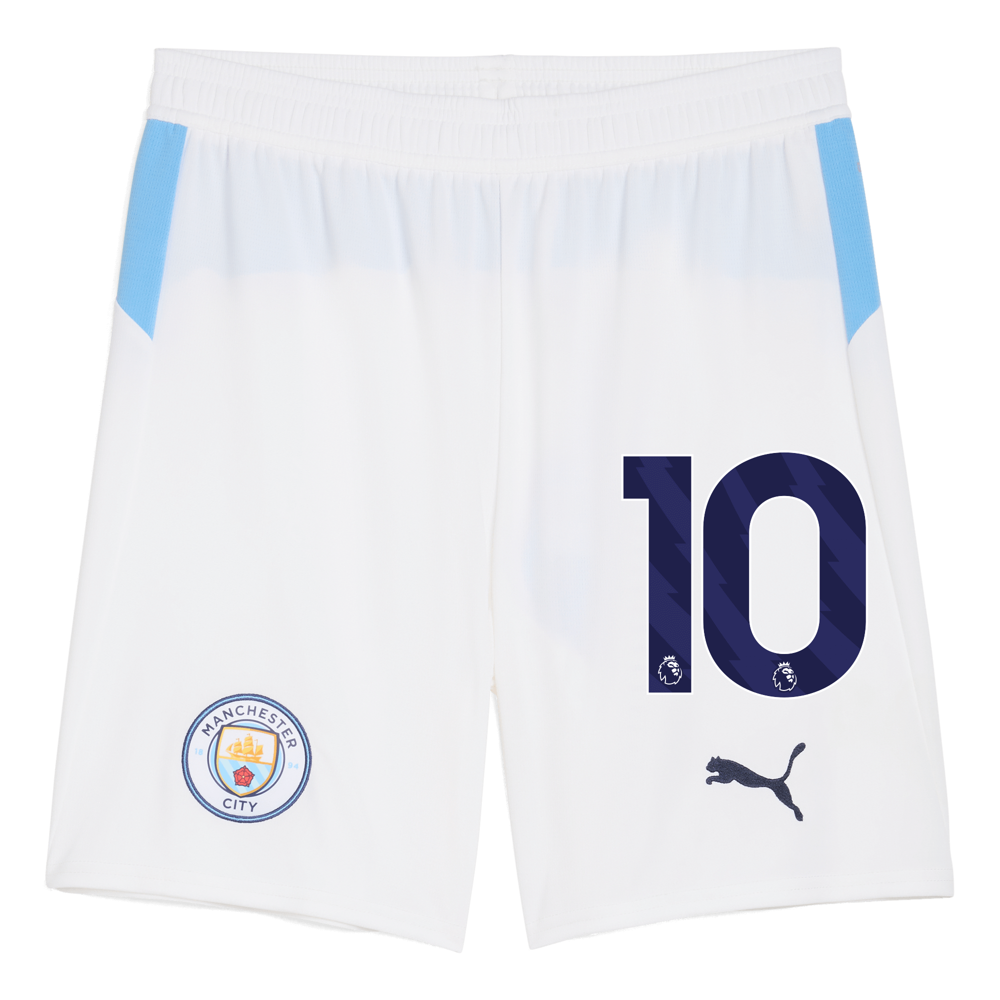 manchester city football shorts white 202526 with 10 Manchester City Shirts | Official Team Gear