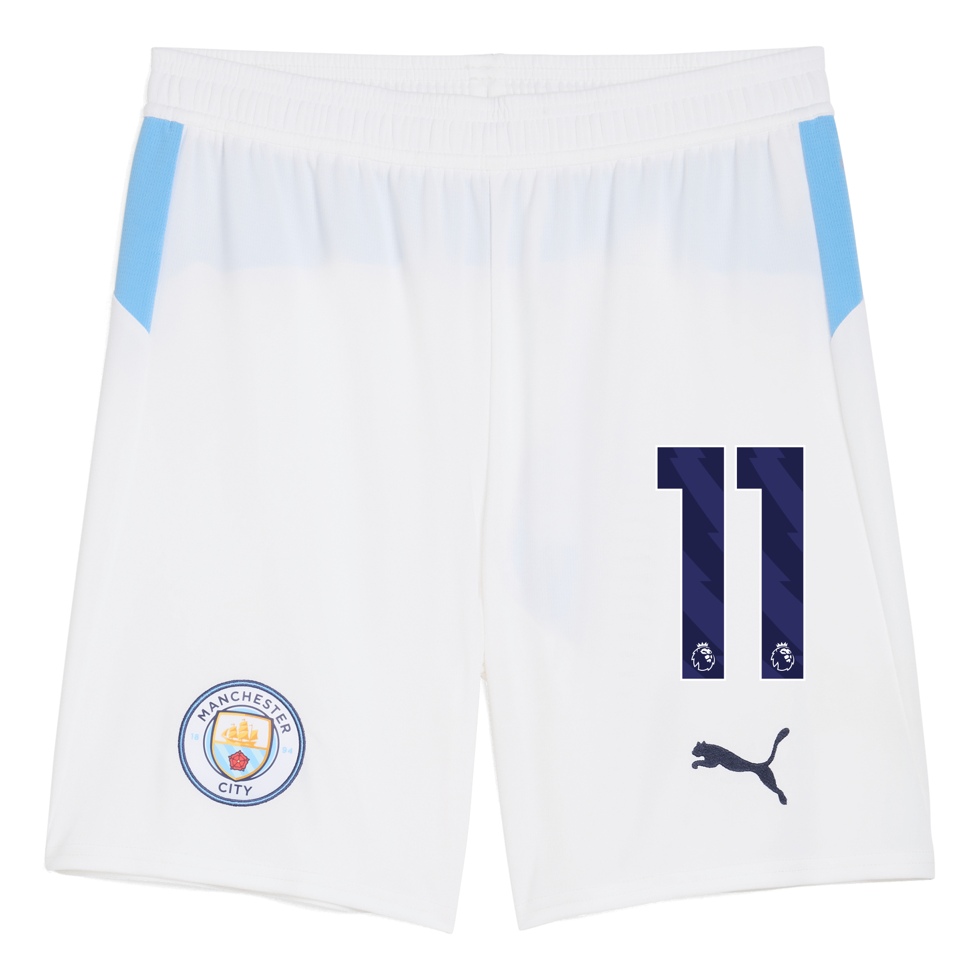 manchester city football shorts white 202526 with 11 Manchester City Shirts | Official Team Gear