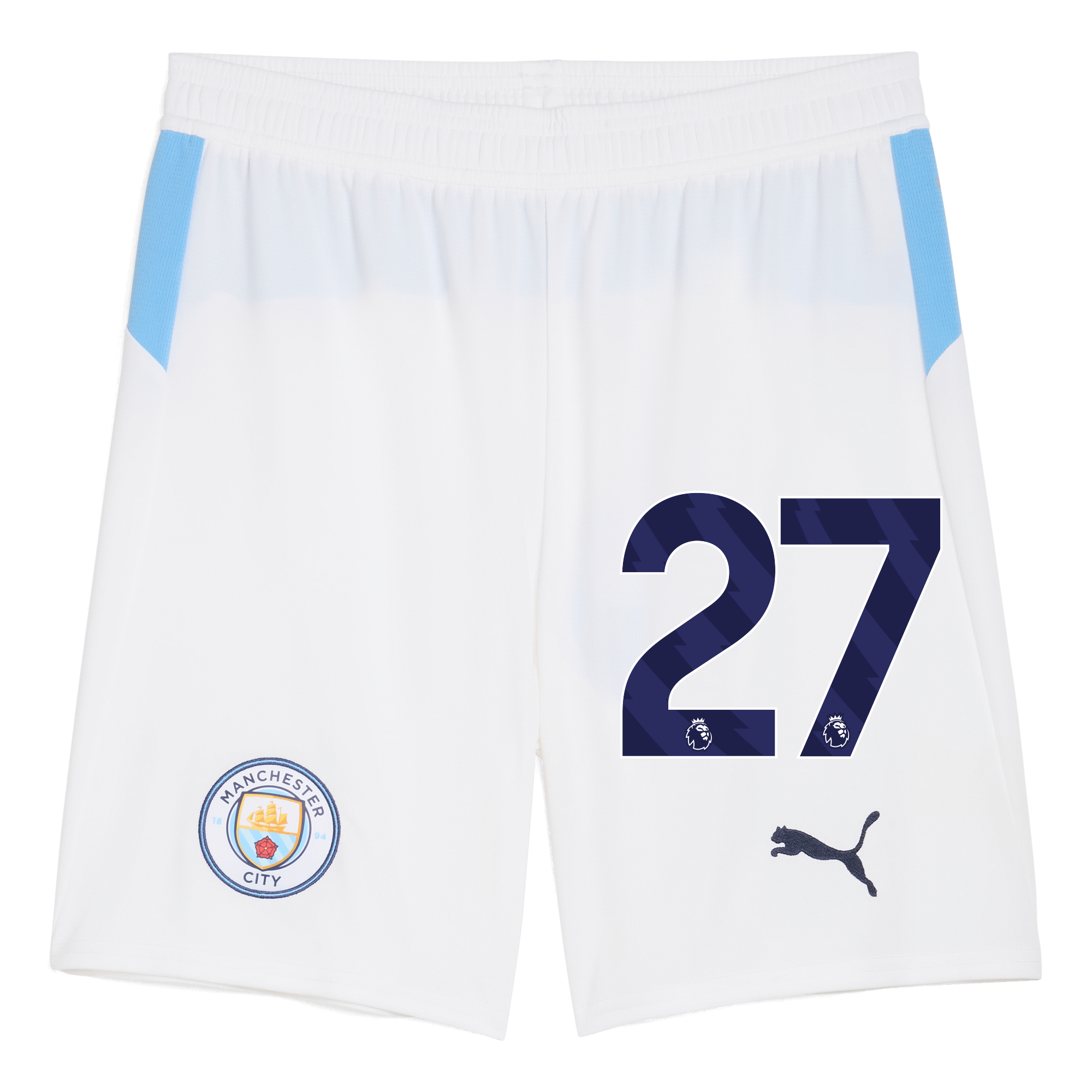 manchester city football shorts white 202526 with 27 Manchester City Shirts | Official Team Gear
