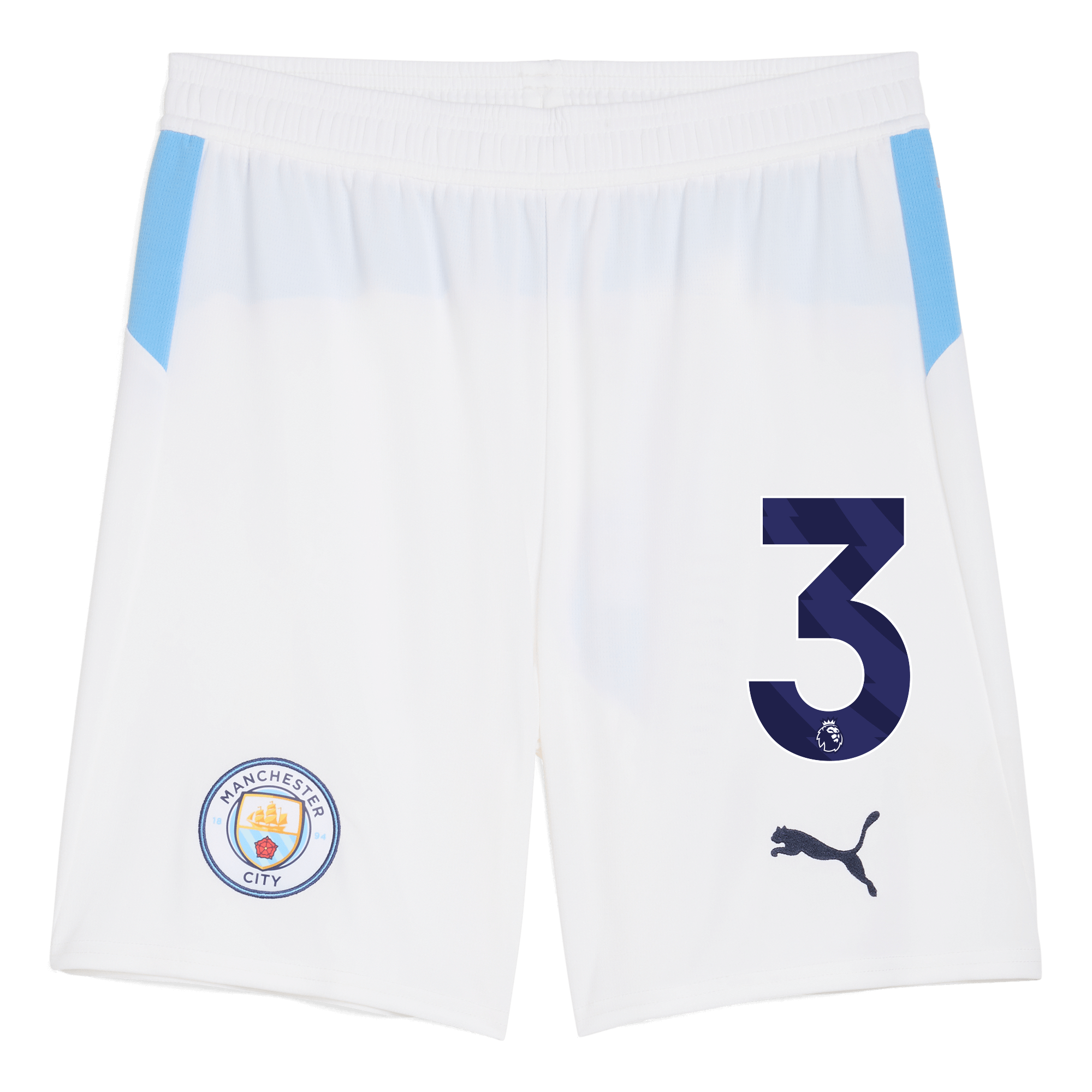 manchester city football shorts white 202526 with 3 Manchester City Shirts | Official Team Gear