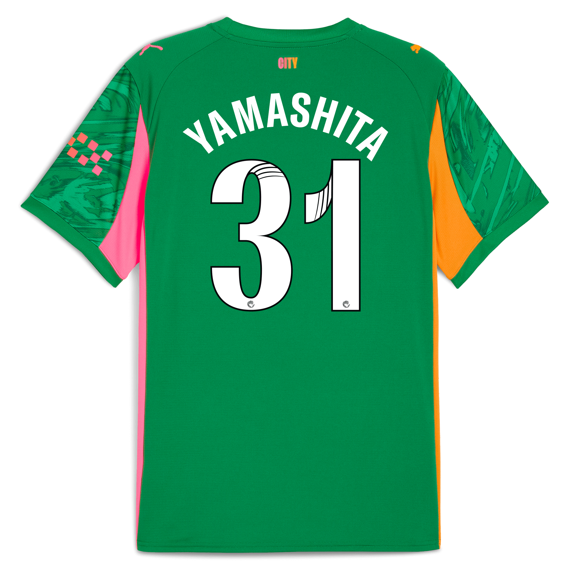 manchester city goalkeeper jersey green 202526 with yamashita 31 printing Manchester City Shirts | Official Team Gear
