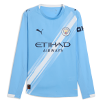 manchester city home authentic jersey 202526 long sleeve with custom printing Manchester City Shirts | Official Team Gear