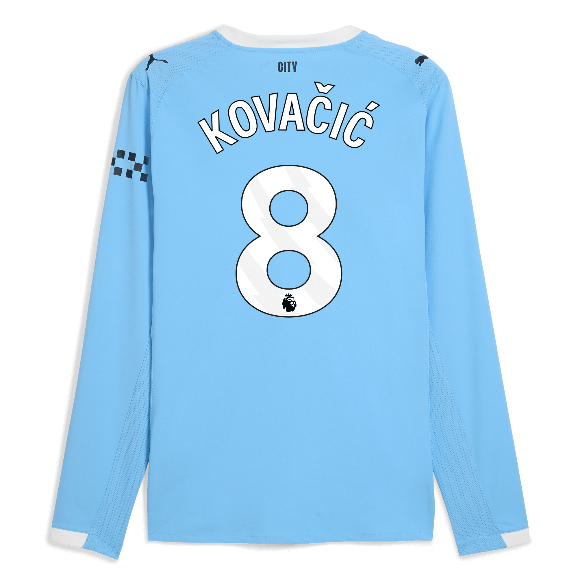 manchester city home authentic jersey 202526 long sleeve with kovaČiĆ 8 printing Manchester City Shirts | Official Team Gear