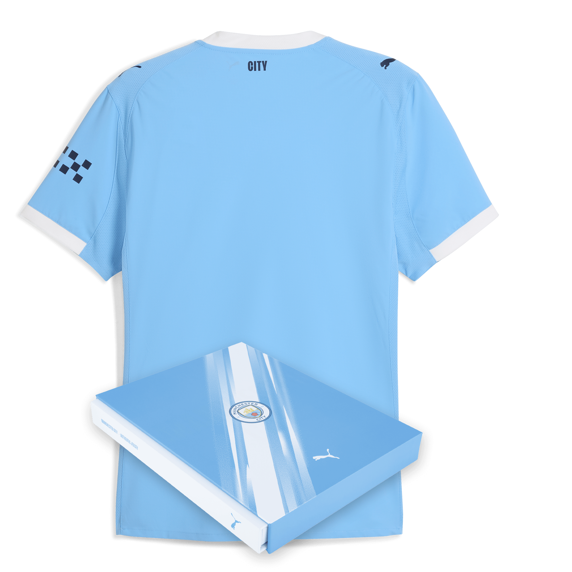 manchester city home authentic jersey 202526 with custom printing in gift box Manchester City Shirts | Official Team Gear