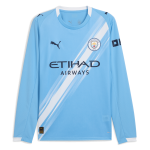 manchester city home jersey 202526 long sleeve with custom printing Manchester City Shirts | Official Team Gear