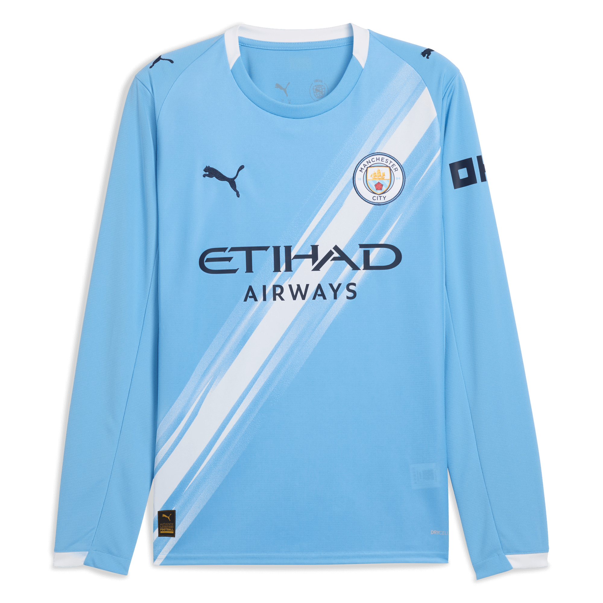 manchester city home jersey 202526 long sleeve with custom printing Manchester City Shirts | Official Team Gear