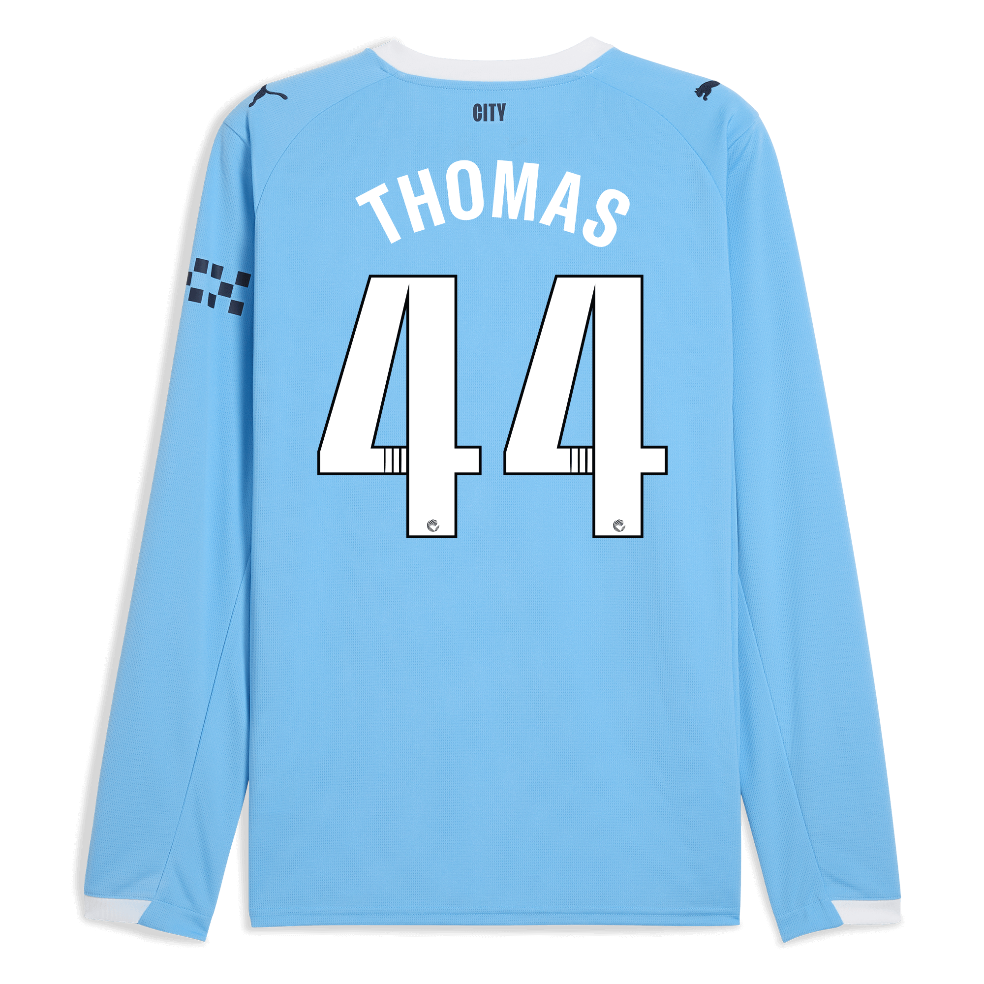 manchester city home jersey 202526 long sleeve with thomas 44 printing Manchester City Shirts | Official Team Gear
