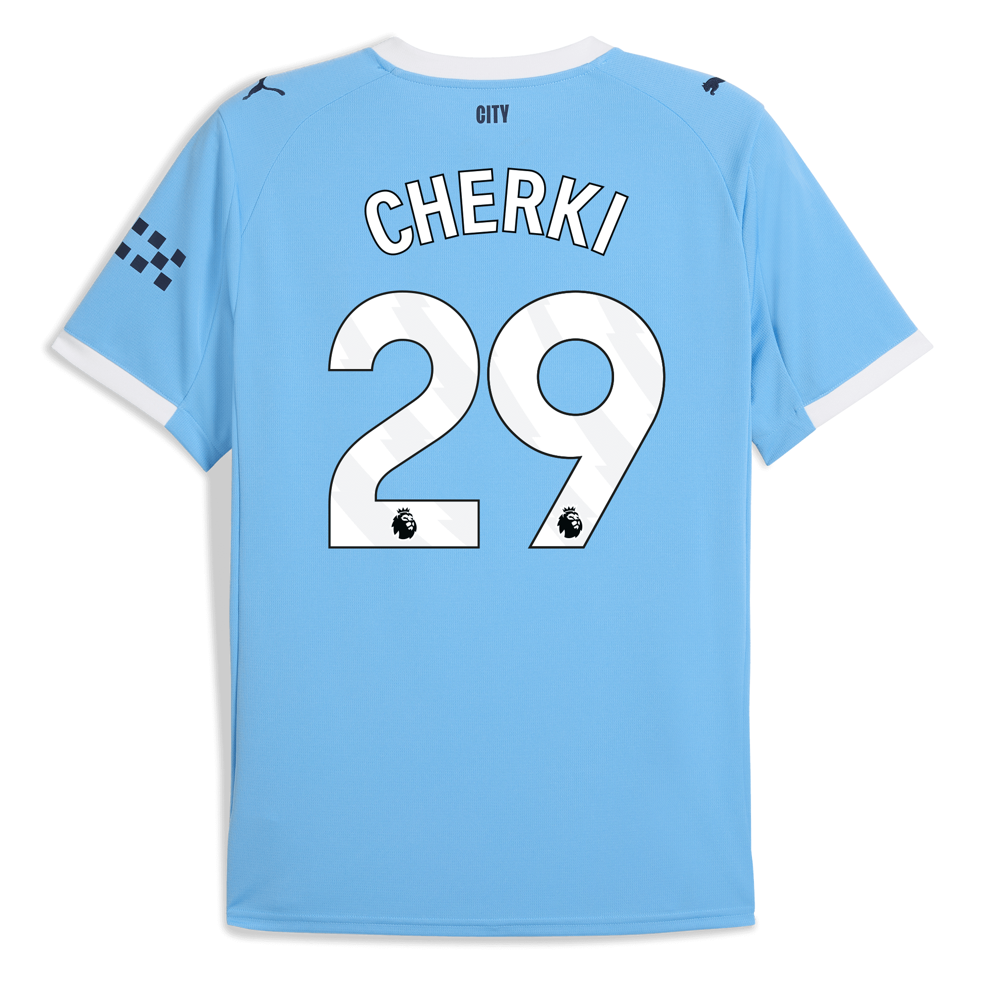 manchester city home jersey 202526 with cherki 29 printing Manchester City Shirts | Official Team Gear