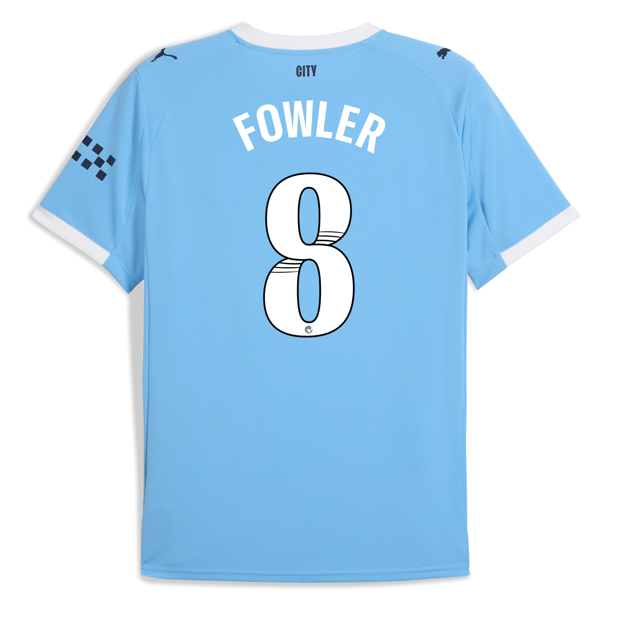 manchester city home jersey 202526 with fowler 8 printing Manchester City Shirts | Official Team Gear