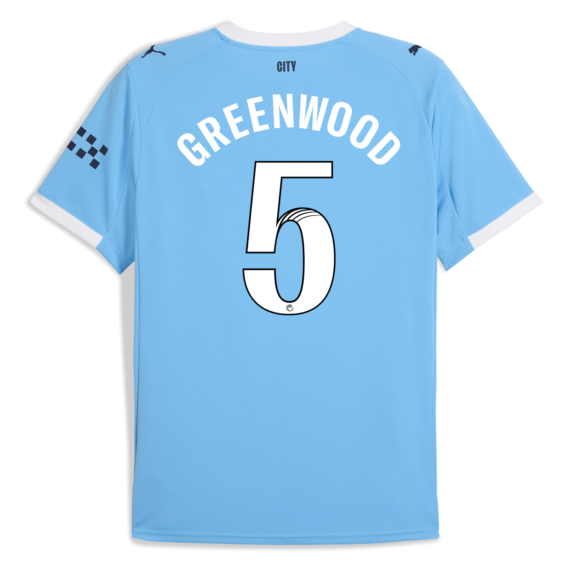 manchester city home jersey 202526 with greenwood 5 printing Manchester City Shirts | Official Team Gear