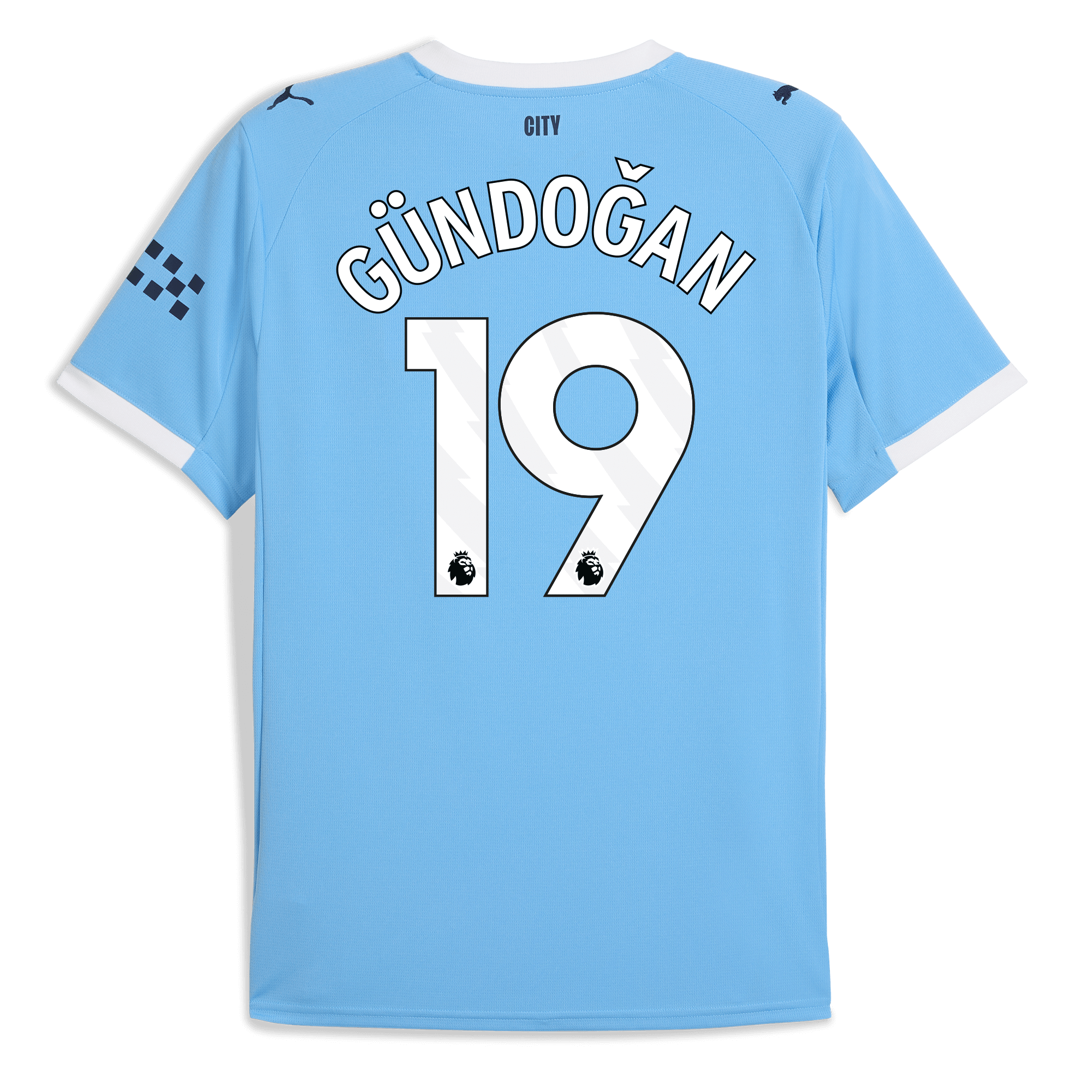 manchester city home jersey 202526 with gÜndoĞan 19 printing Manchester City Shirts | Official Team Gear