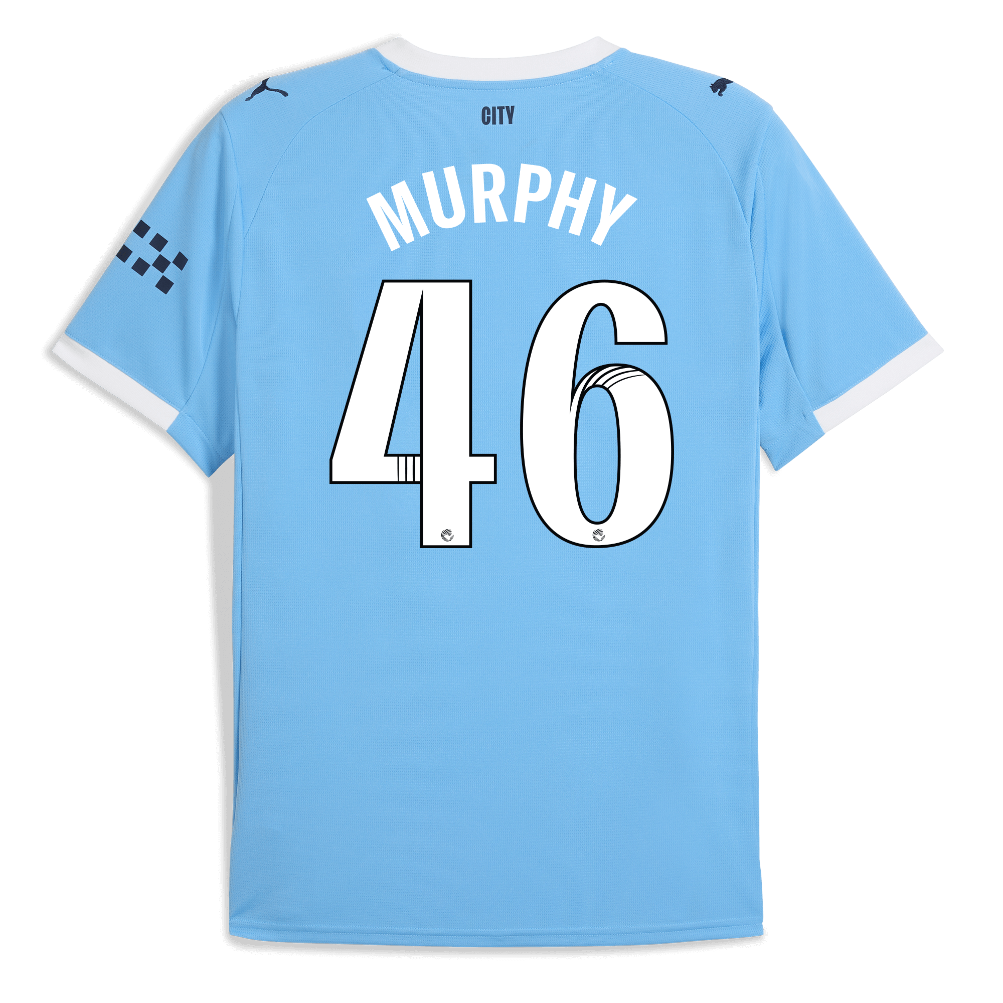 manchester city home jersey 202526 with murphy 46 printing Manchester City Shirts | Official Team Gear