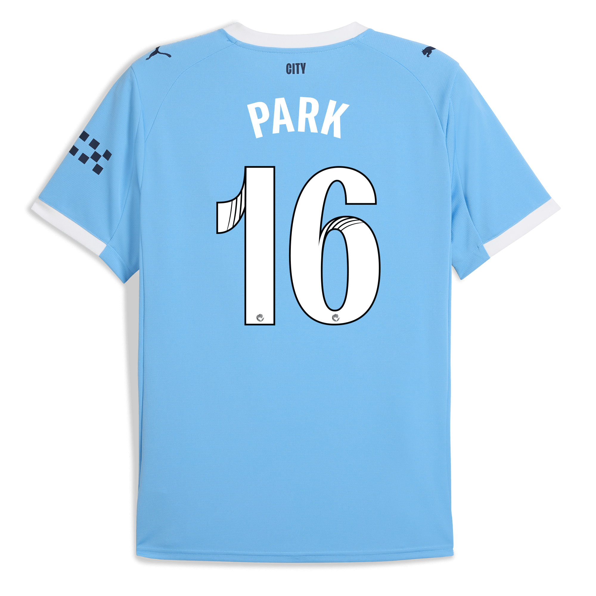 manchester city home jersey 202526 with park 16 printing Manchester City Shirts | Official Team Gear
