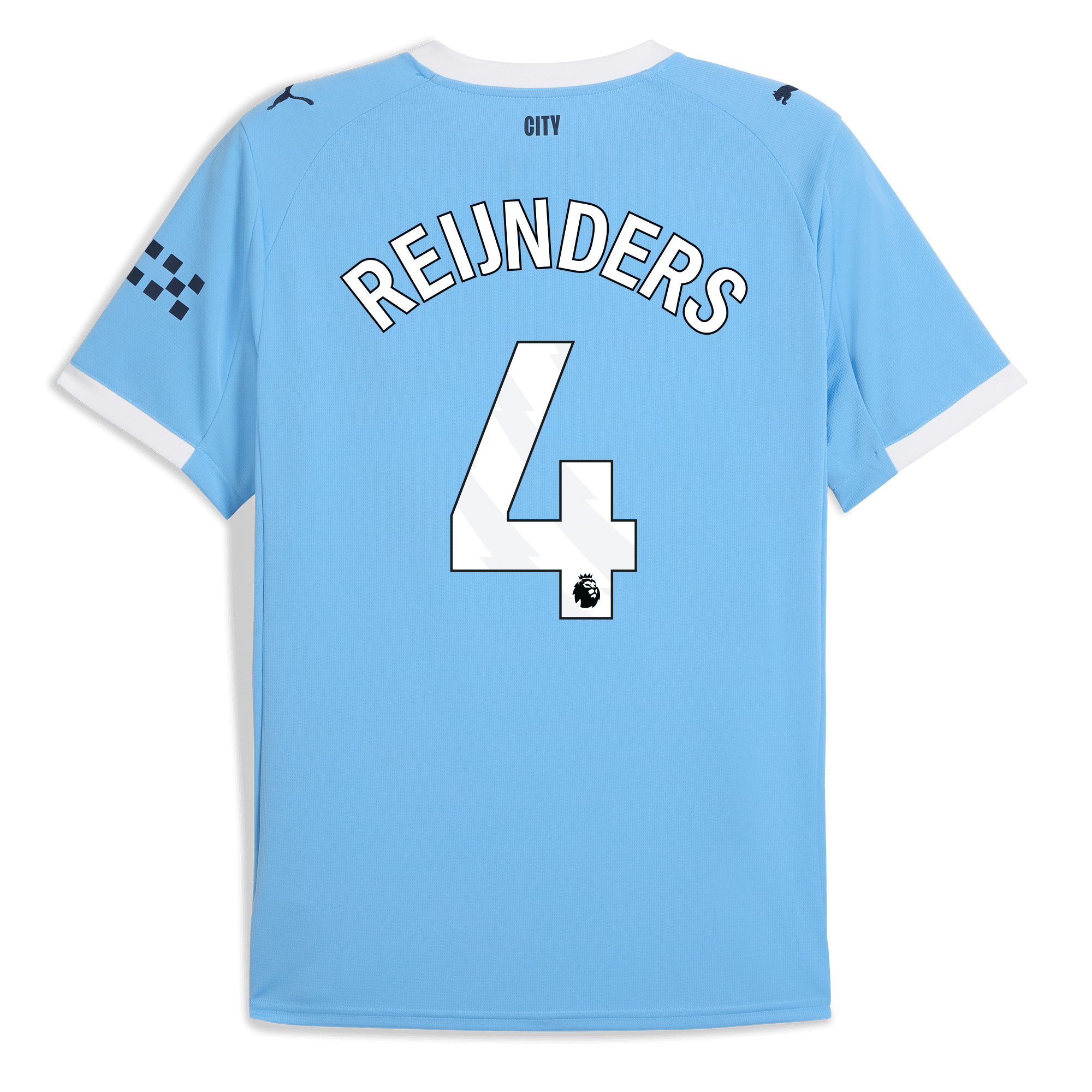 manchester city home jersey 202526 with reijnders 4 printing Manchester City Shirts | Official Team Gear