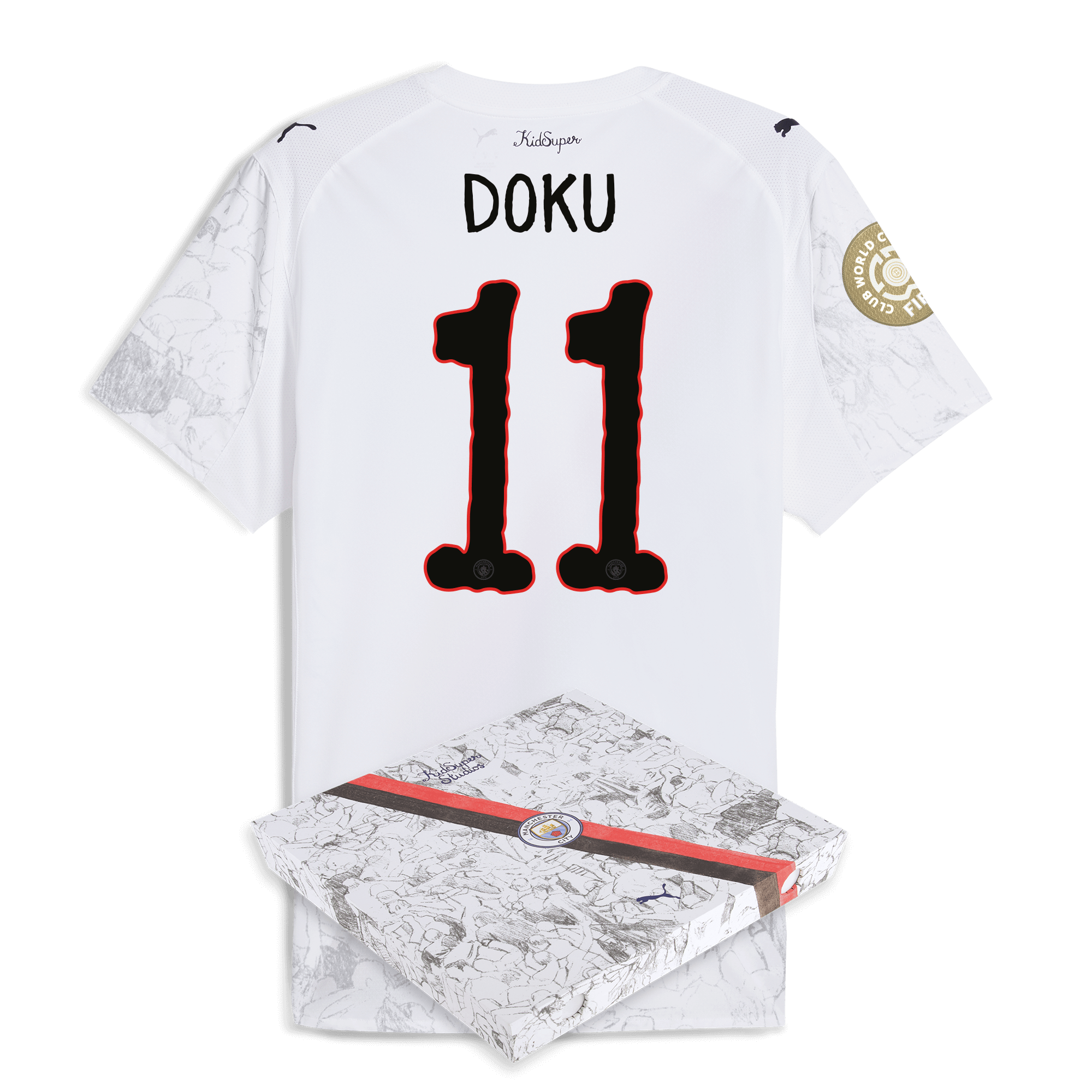 manchester city kidsuper authentic jersey 202526 club world cup with doku 11 printing in gift box Manchester City Shirts | Official Team Gear