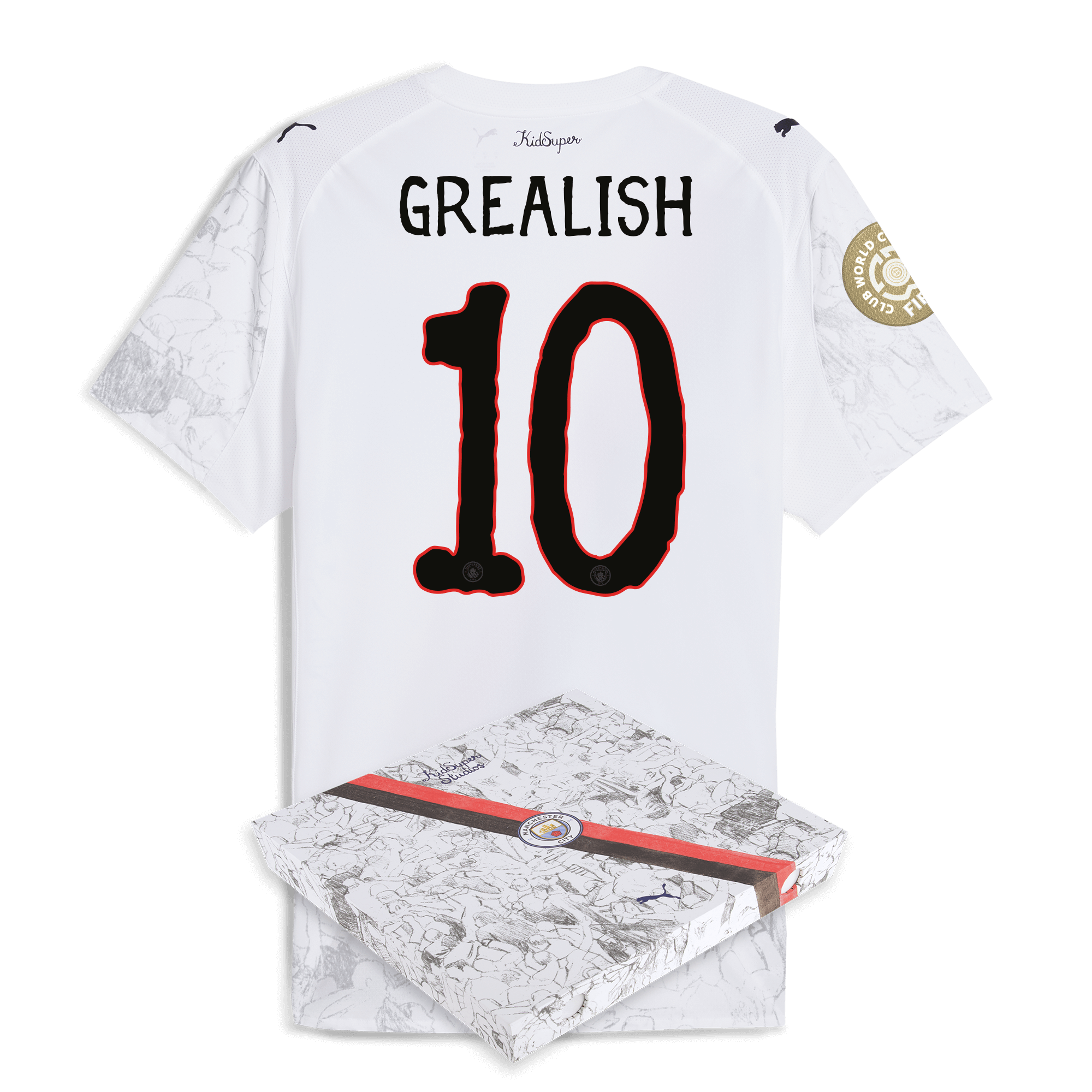 manchester city kidsuper authentic jersey 202526 club world cup with grealish 10 printing in gift box Manchester City Shirts | Official Team Gear
