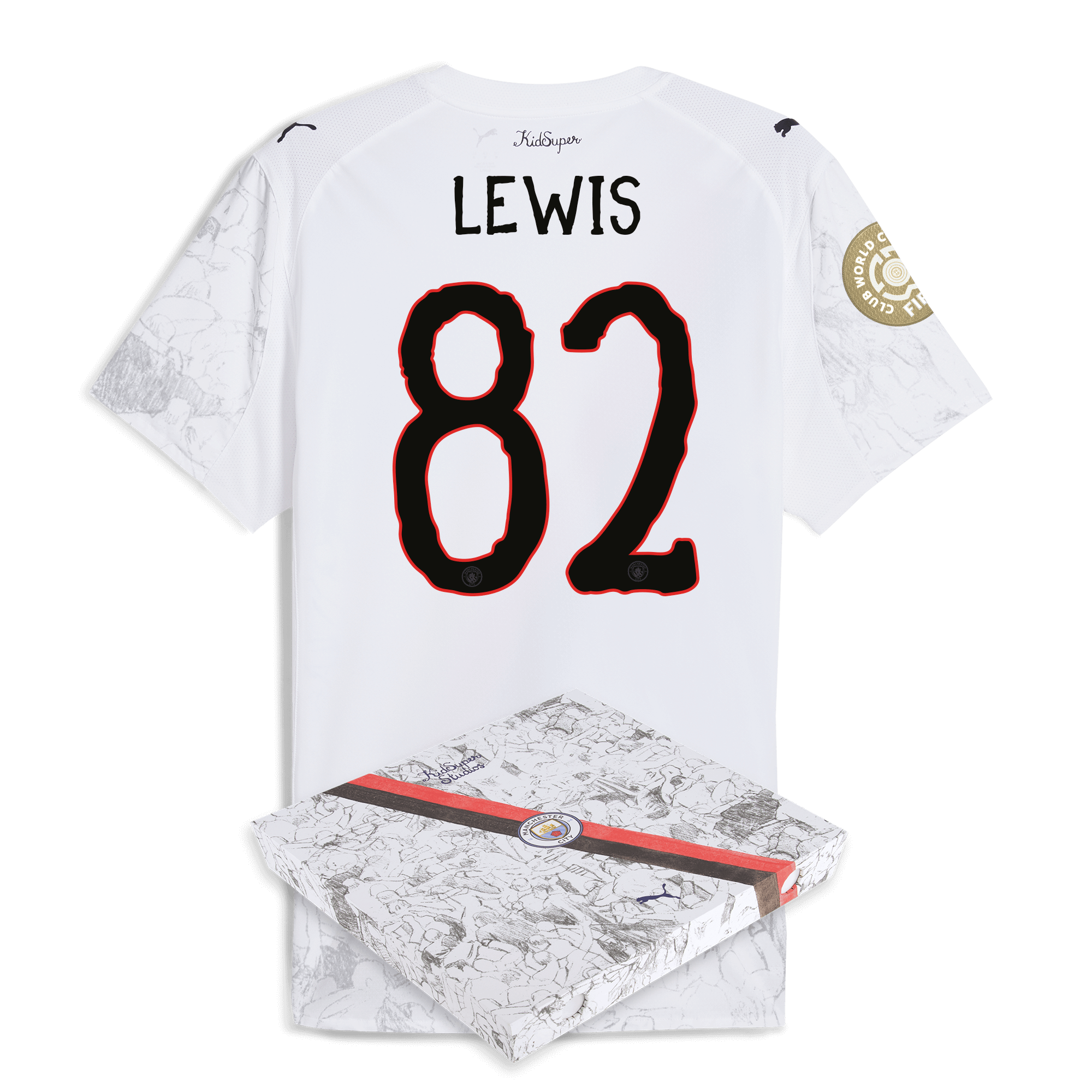 manchester city kidsuper authentic jersey 202526 club world cup with lewis 82 printing in gift box Manchester City Shirts | Official Team Gear