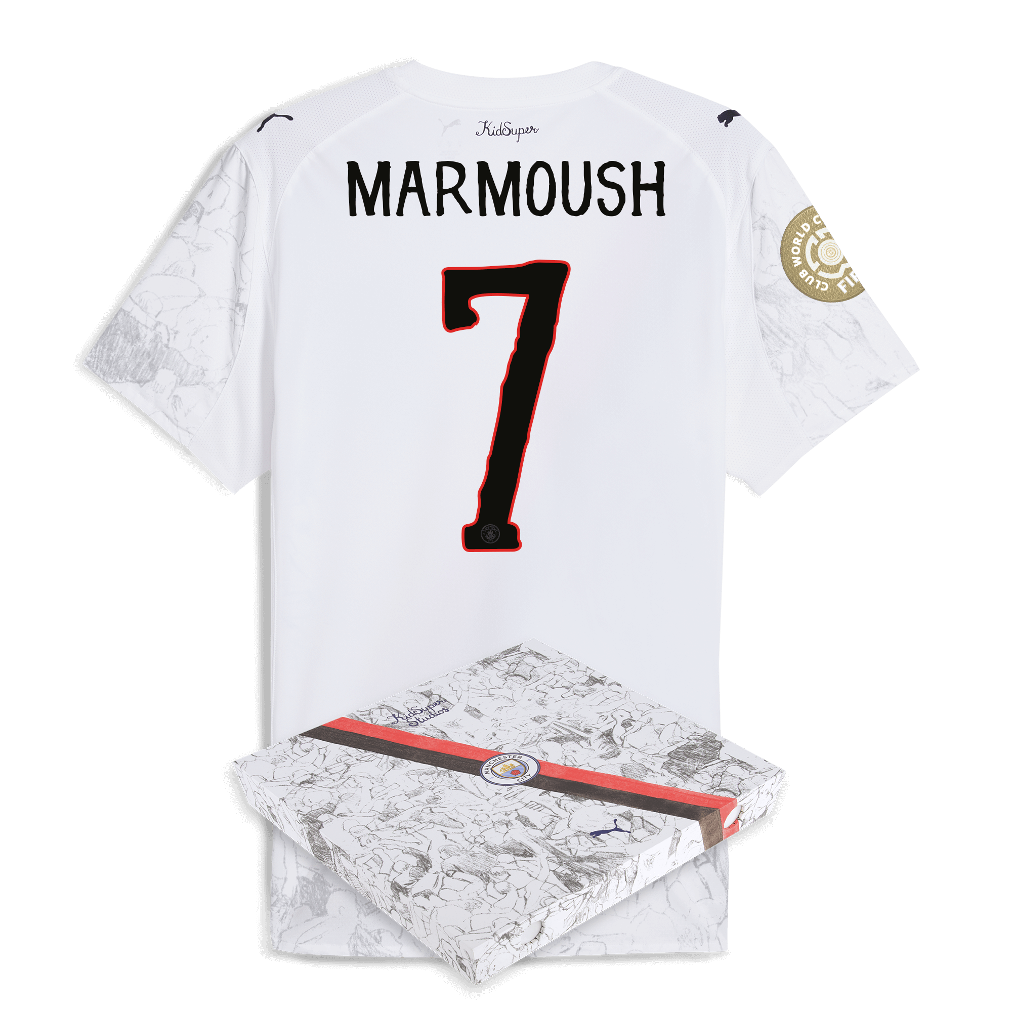 manchester city kidsuper authentic jersey 202526 club world cup with marmoush 7 printing in gift box Manchester City Shirts | Official Team Gear