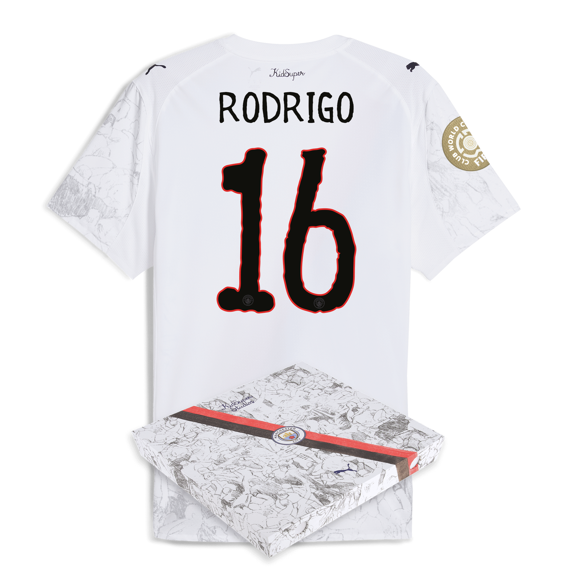 manchester city kidsuper authentic jersey 202526 club world cup with rodrigo 16 printing in gift box Manchester City Shirts | Official Team Gear