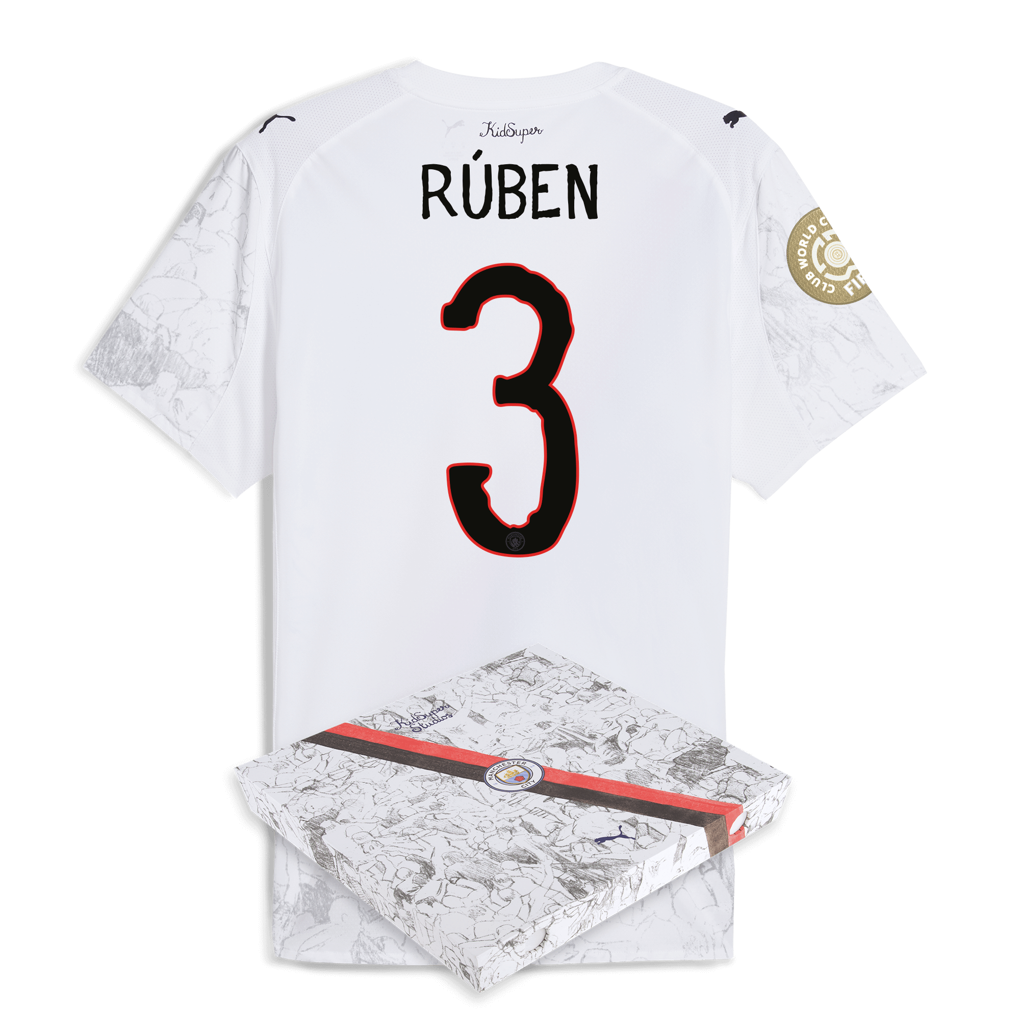 manchester city kidsuper authentic jersey 202526 club world cup with rÚben 3 printing in gift box Manchester City Shirts | Official Team Gear