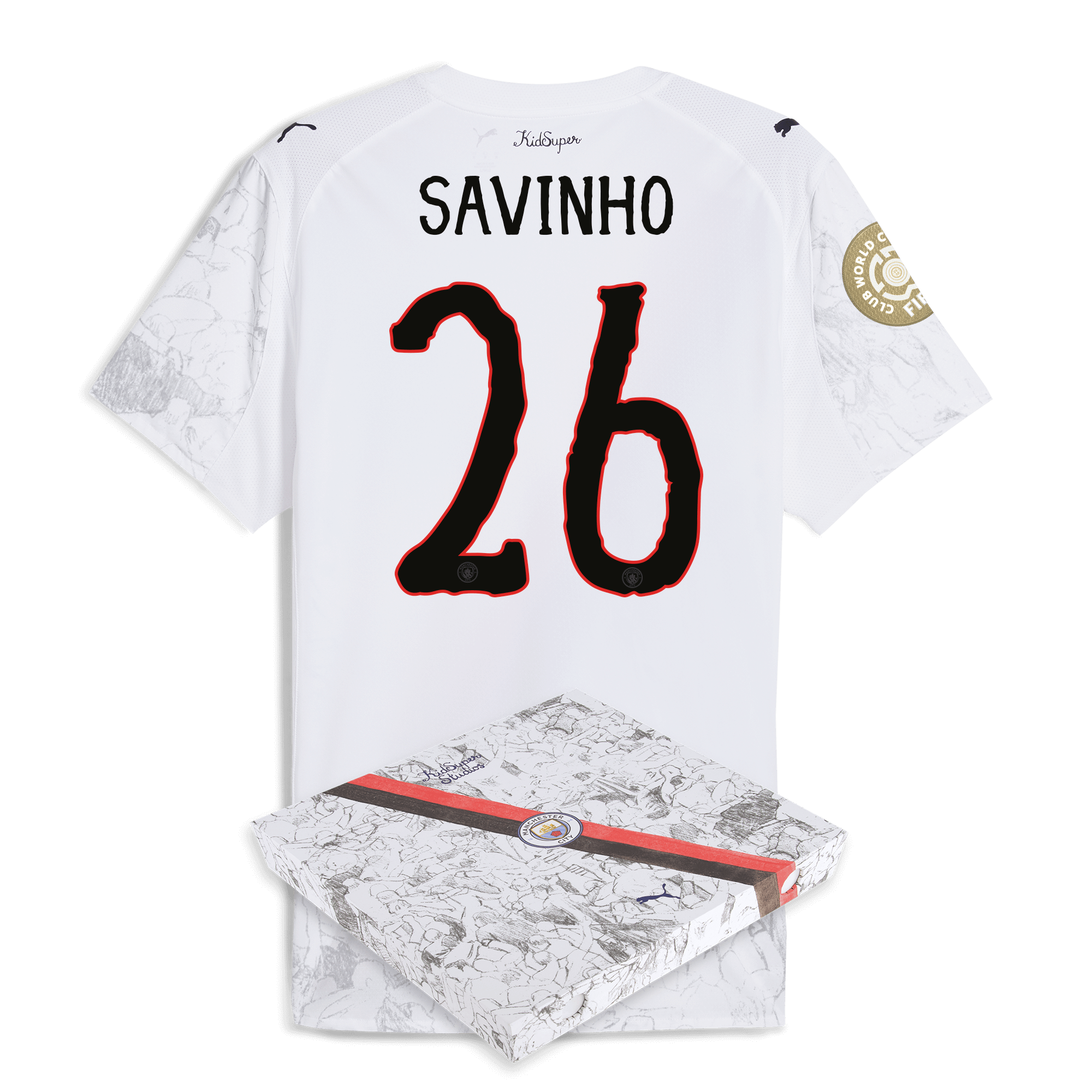 manchester city kidsuper authentic jersey 202526 club world cup with savinho 26 printing in gift box Manchester City Shirts | Official Team Gear