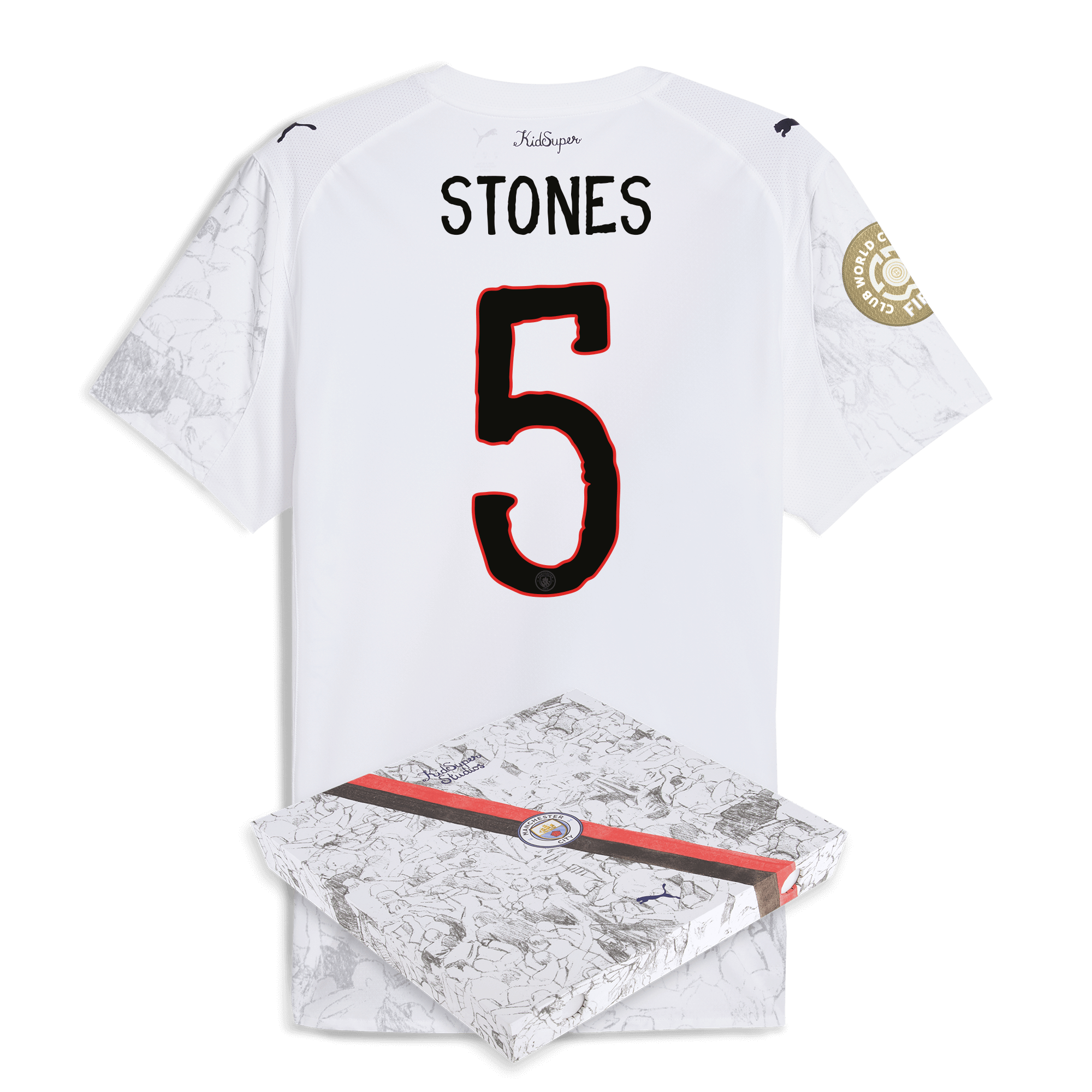 manchester city kidsuper authentic jersey 202526 club world cup with stones 5 printing in gift box Manchester City Shirts | Official Team Gear