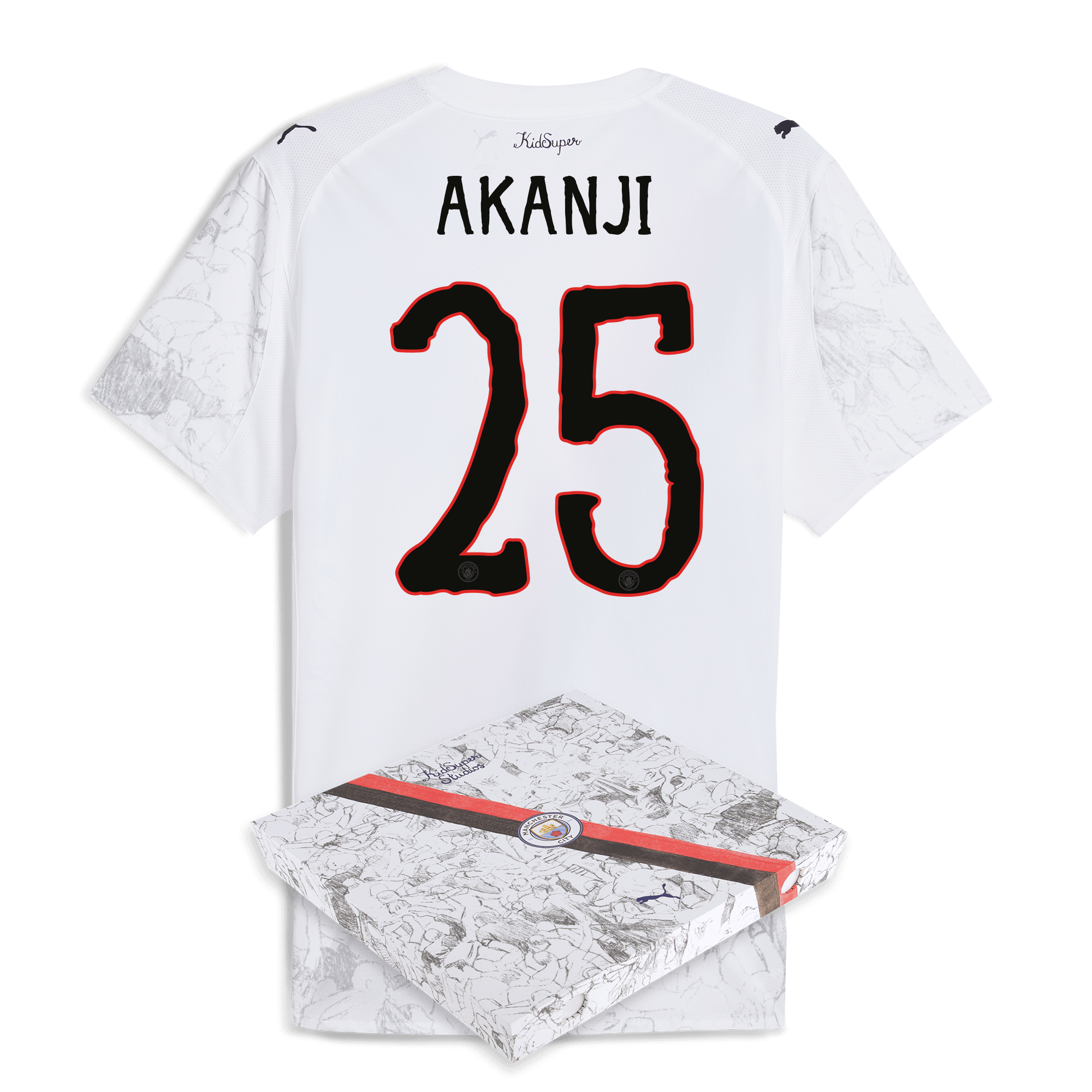 manchester city kidsuper authentic jersey 202526 with akanji 25 printing in gift box Manchester City Shirts | Official Team Gear