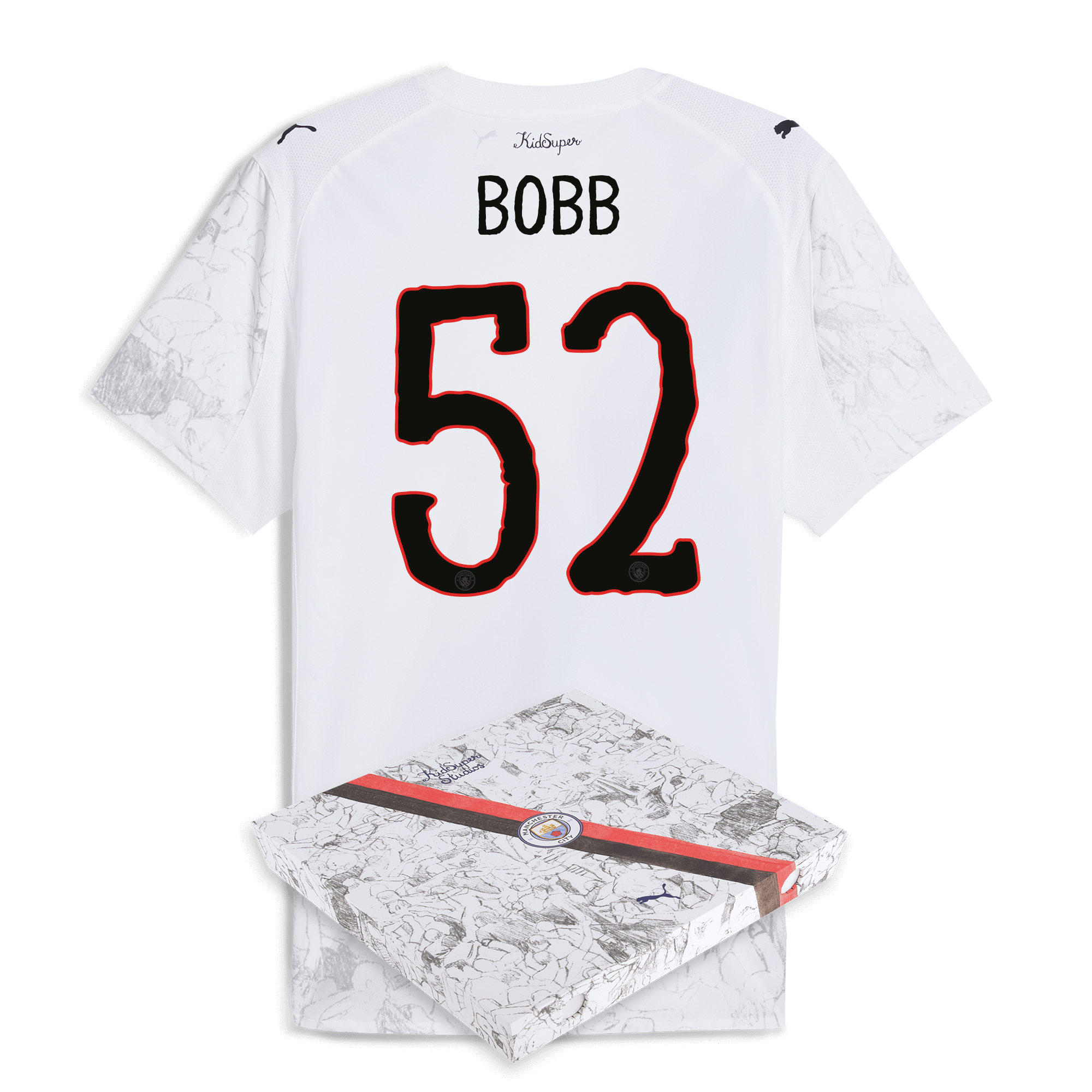 manchester city kidsuper authentic jersey 202526 with bobb 52 printing in gift box Manchester City Shirts | Official Team Gear