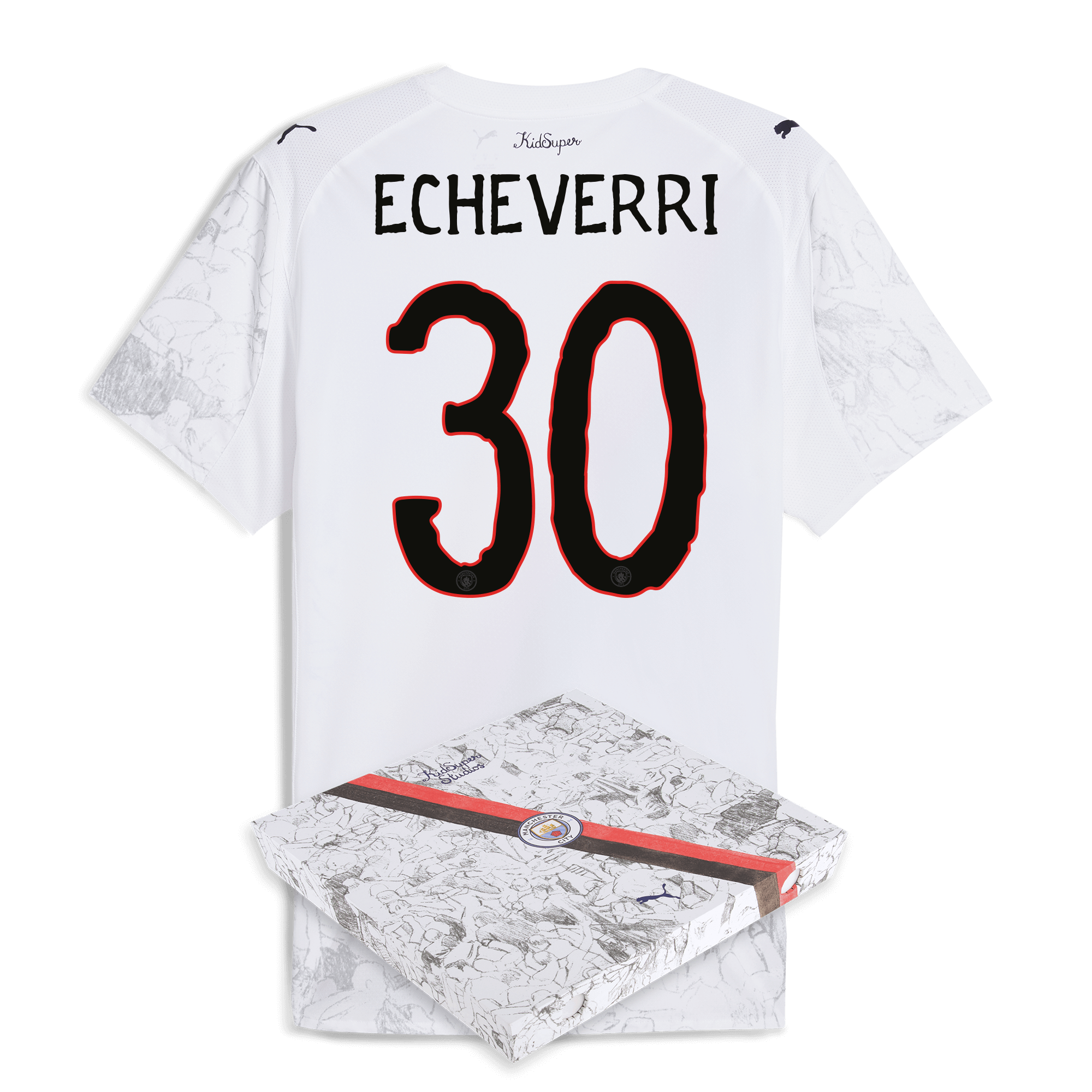 manchester city kidsuper authentic jersey 202526 with echeverri 30 printing in gift box Manchester City Shirts | Official Team Gear