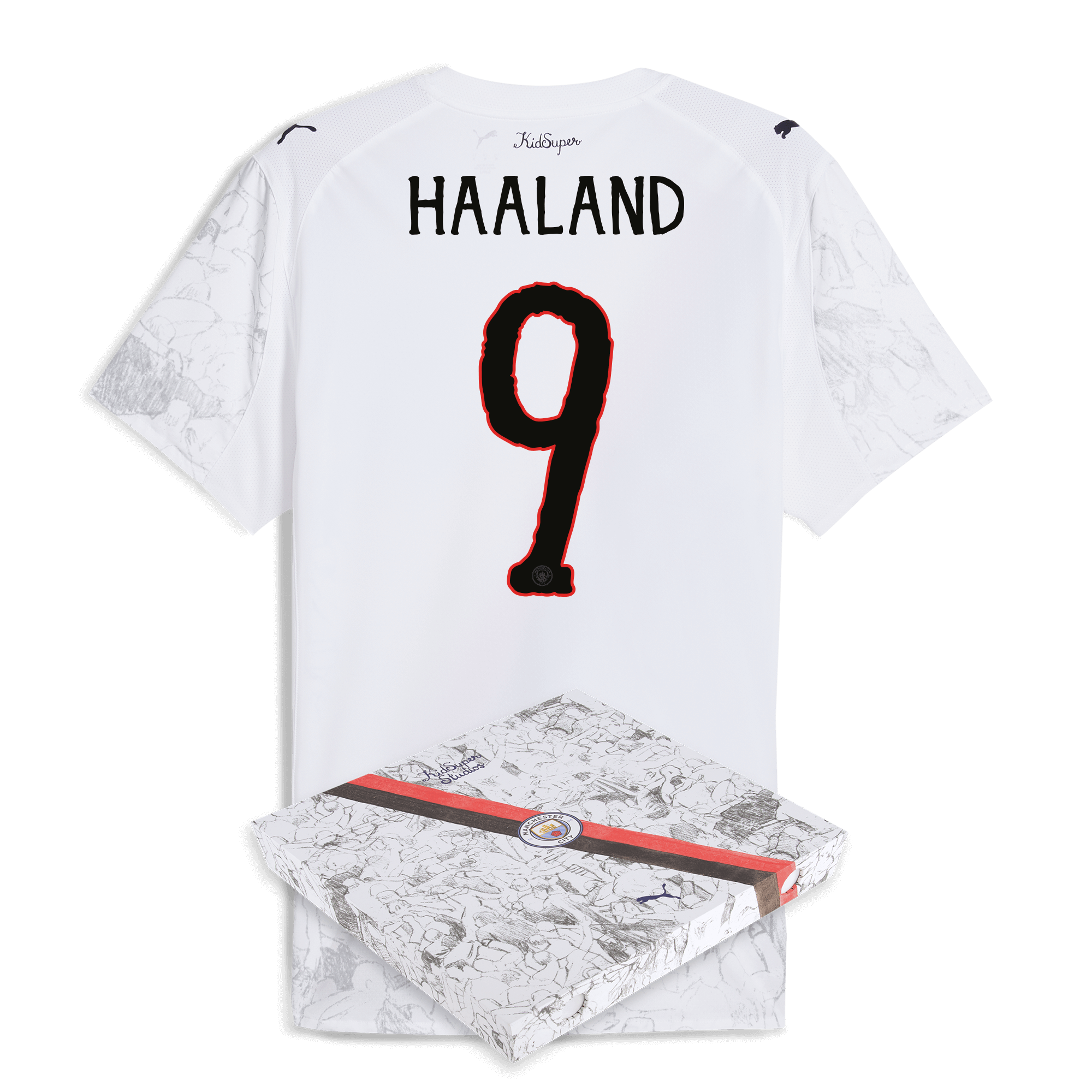 manchester city kidsuper authentic jersey 202526 with haaland 9 printing in gift box Manchester City Shirts | Official Team Gear
