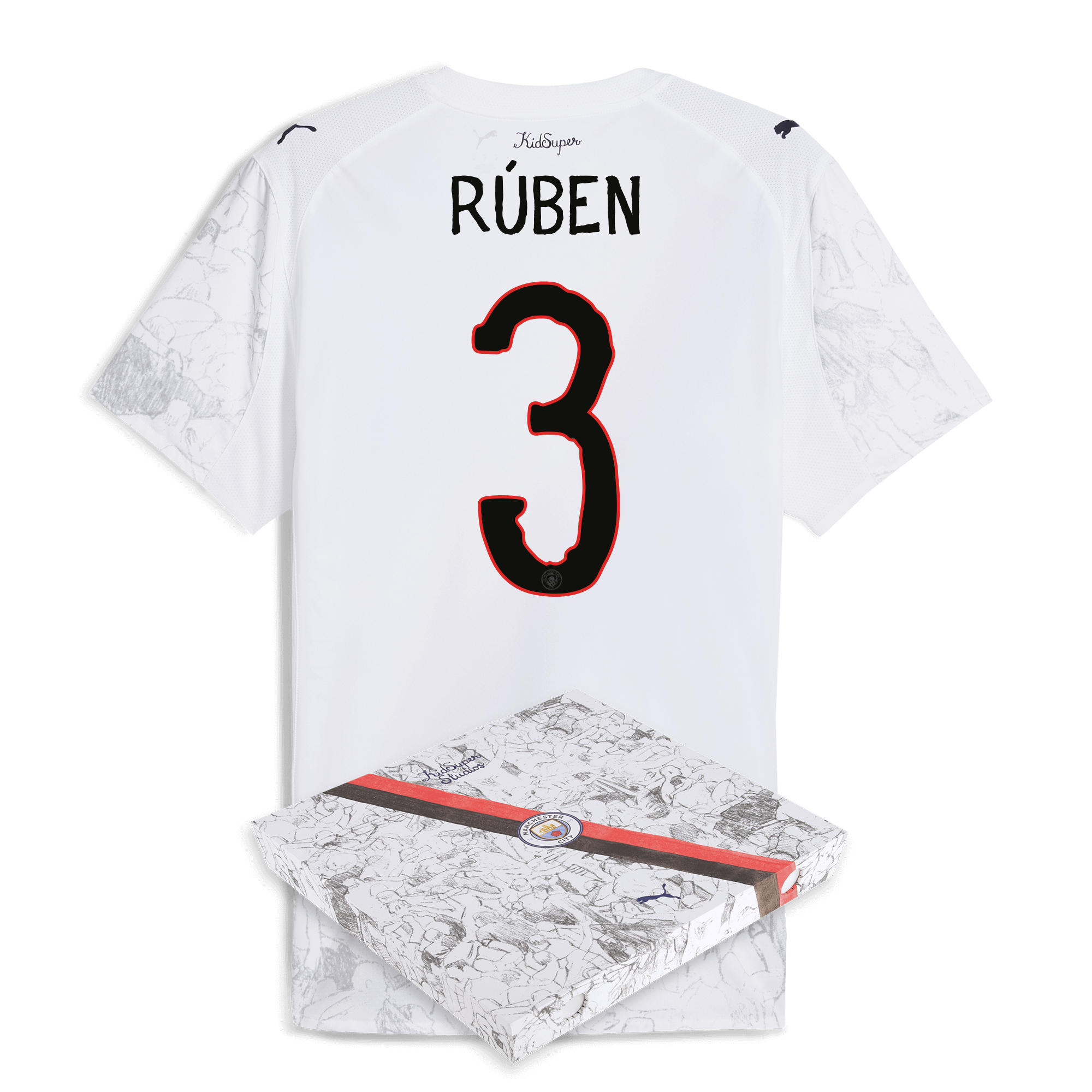 manchester city kidsuper authentic jersey 202526 with rÚben 3 printing in gift box Manchester City Shirts | Official Team Gear