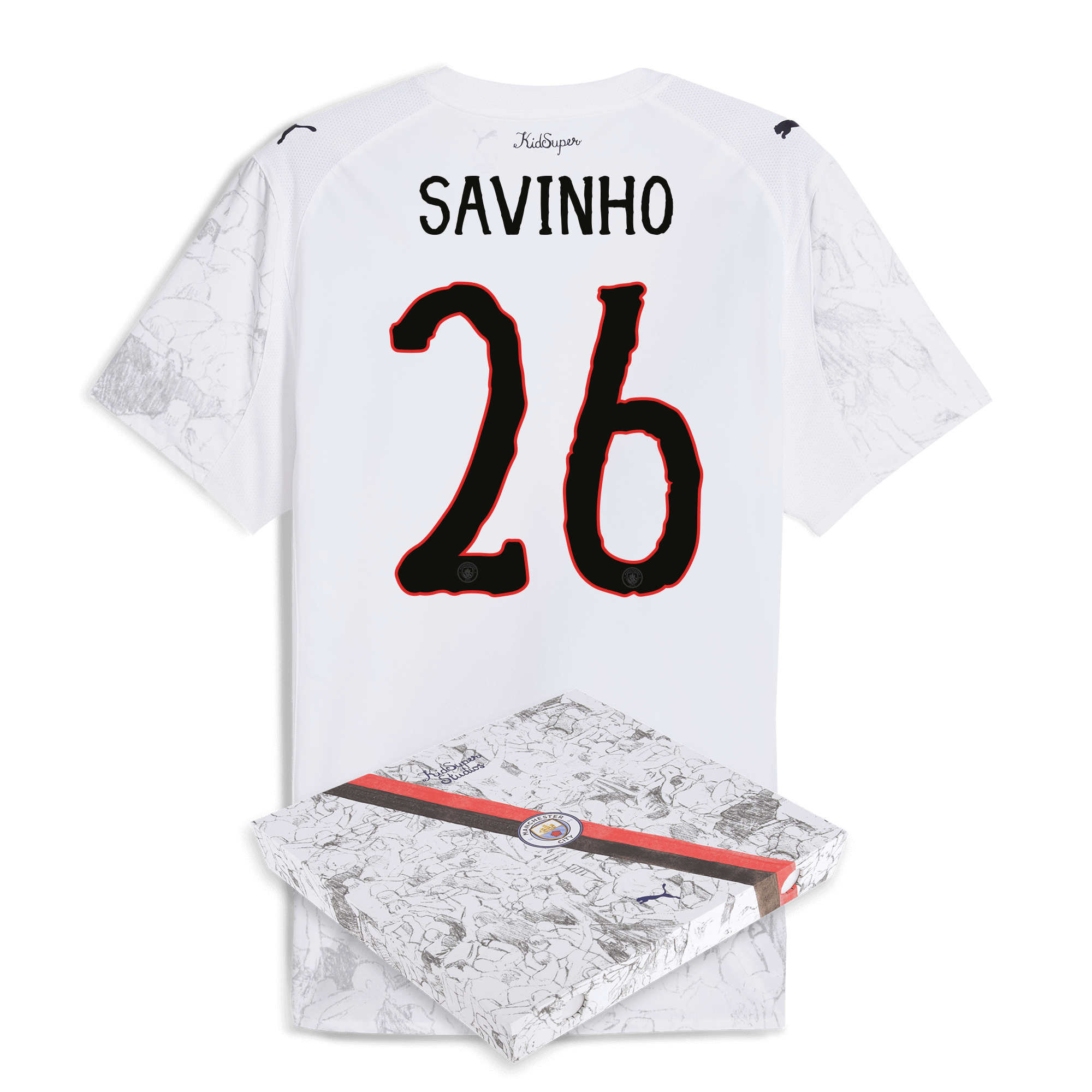 manchester city kidsuper authentic jersey 202526 with savinho 26 printing in gift box Manchester City Shirts | Official Team Gear