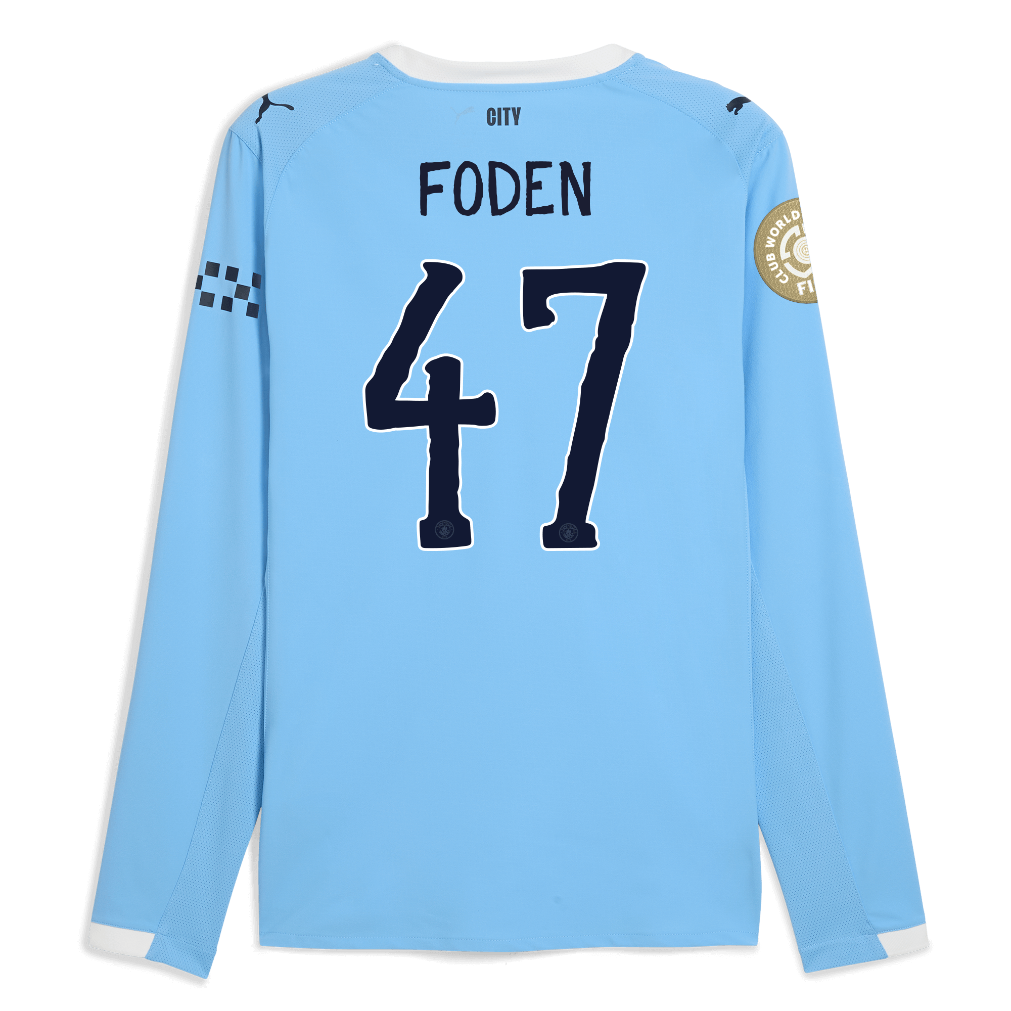 manchester city kidsuper club world cup home authentic jersey 202526 long sleeve with foden 47 printing Manchester City Shirts | Official Team Gear