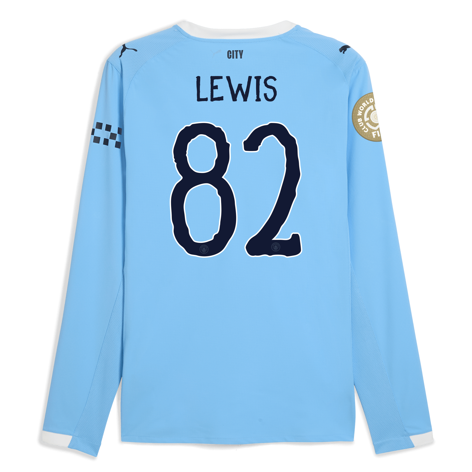manchester city kidsuper club world cup home authentic jersey 202526 long sleeve with lewis 82 printing Manchester City Shirts | Official Team Gear