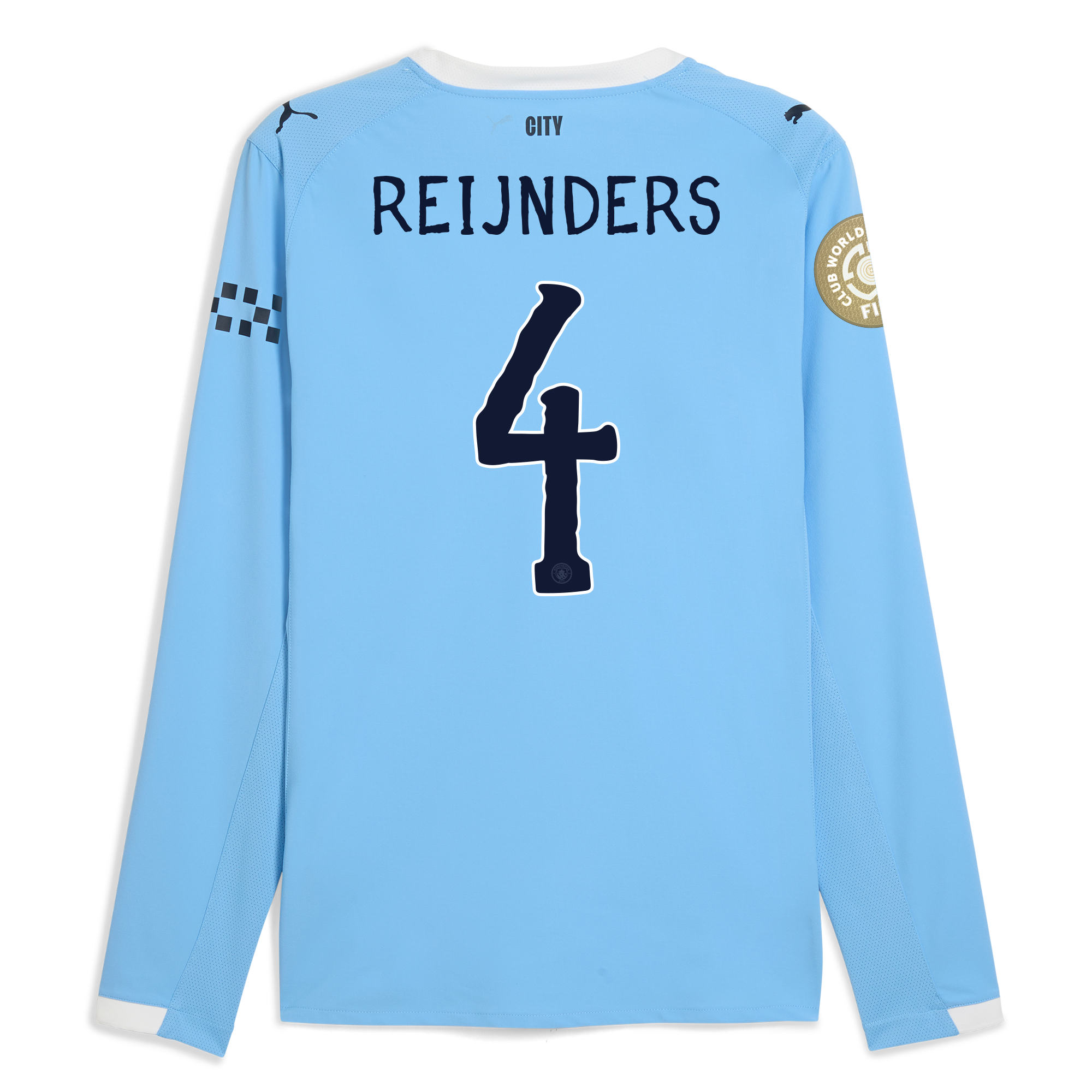 manchester city kidsuper club world cup home authentic jersey 202526 long sleeve with reijnders 4 printing Manchester City Shirts | Official Team Gear