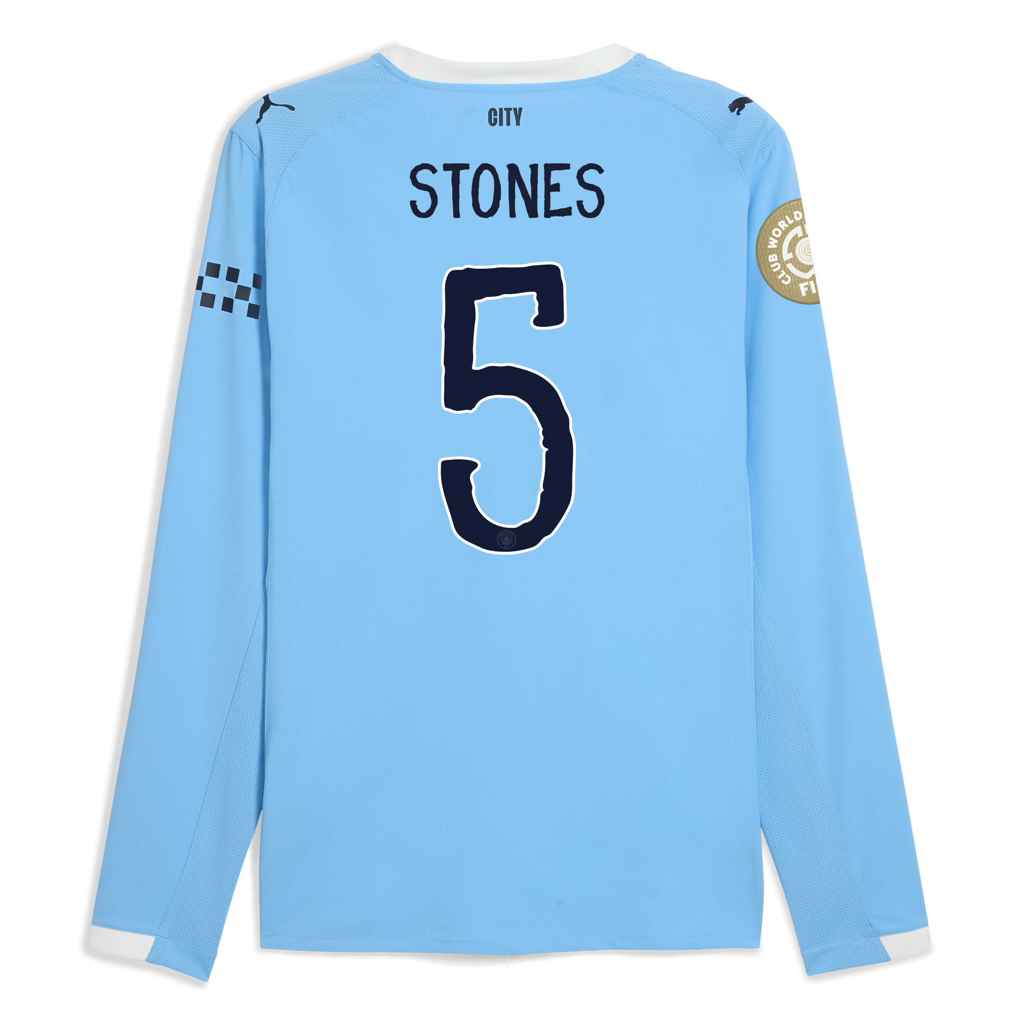manchester city kidsuper club world cup home authentic jersey 202526 long sleeve with stones 5 printing Manchester City Shirts | Official Team Gear